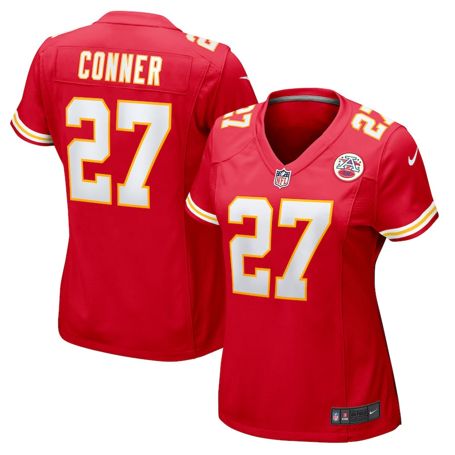 Chamarri Conner #27 Kansas City Chiefs Game Jersey - Women's | Red
