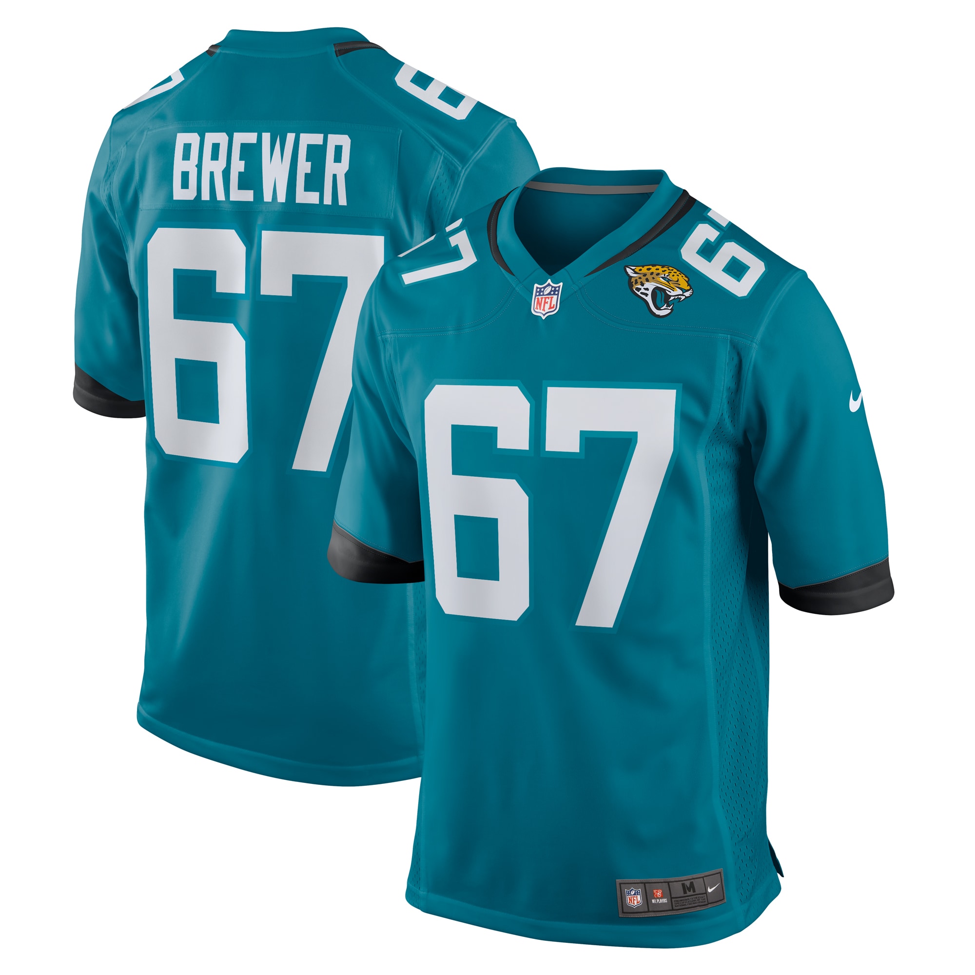 Chandler Brewer Jacksonville Jaguars Game Jersey - Men's