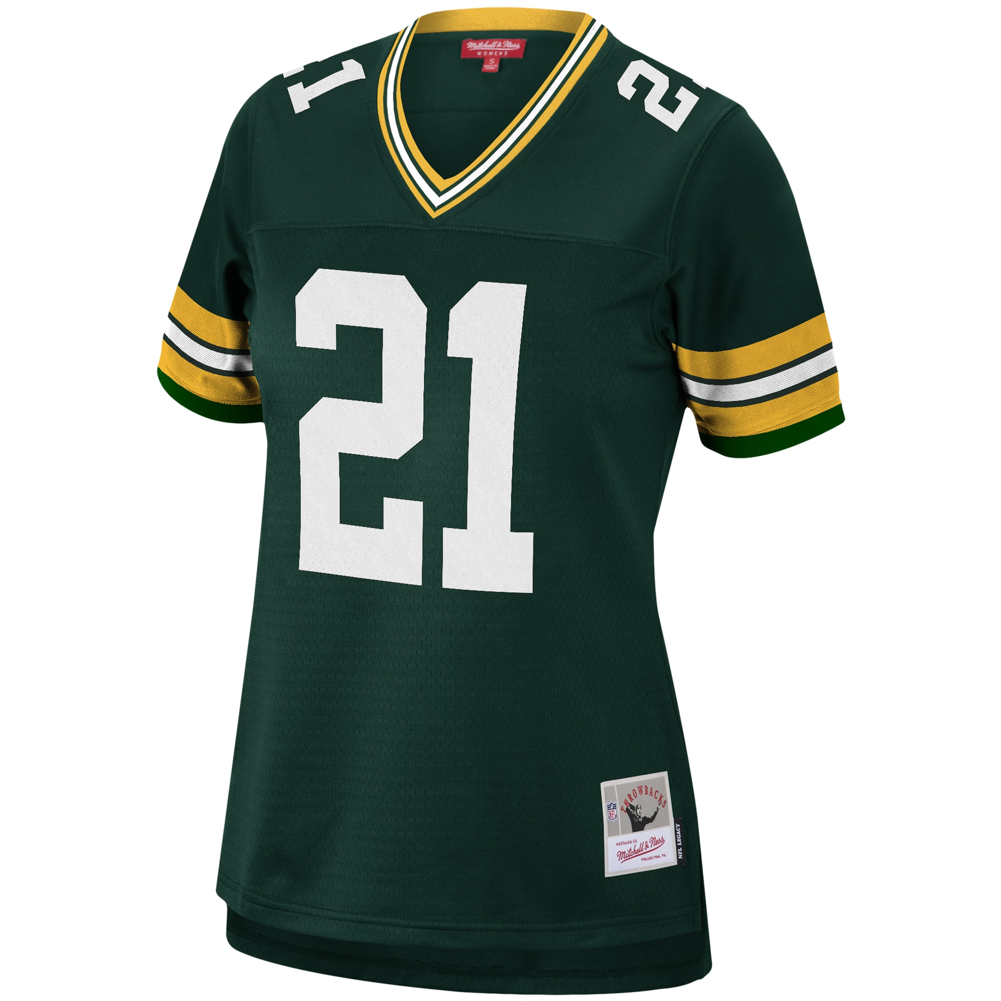 Alternative view of Charles Woodson Mitchell & Ness Green Bay Packers Game Jersey - Women's