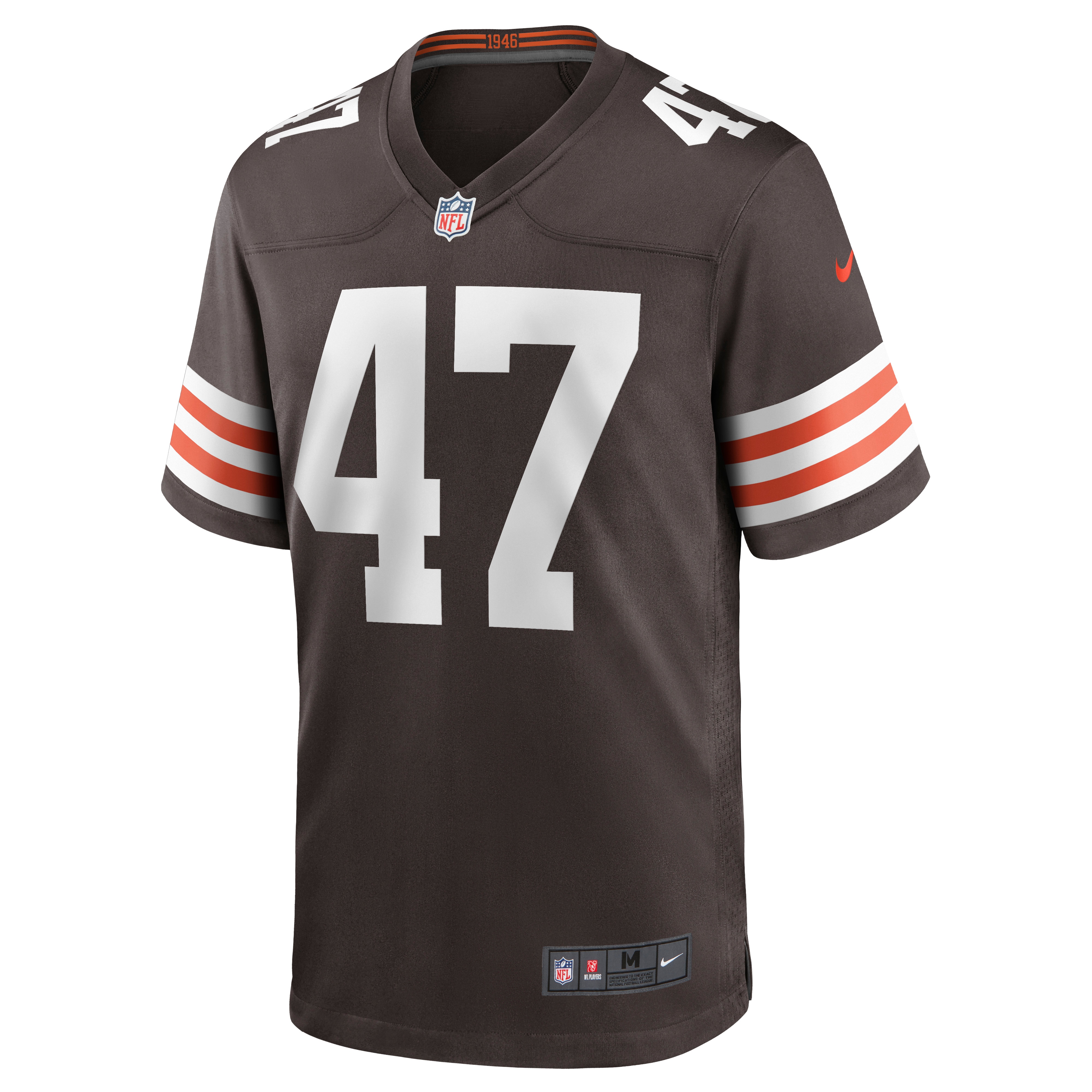 Alternative view of Charley Hughlett Cleveland Browns Game Jersey - Men's