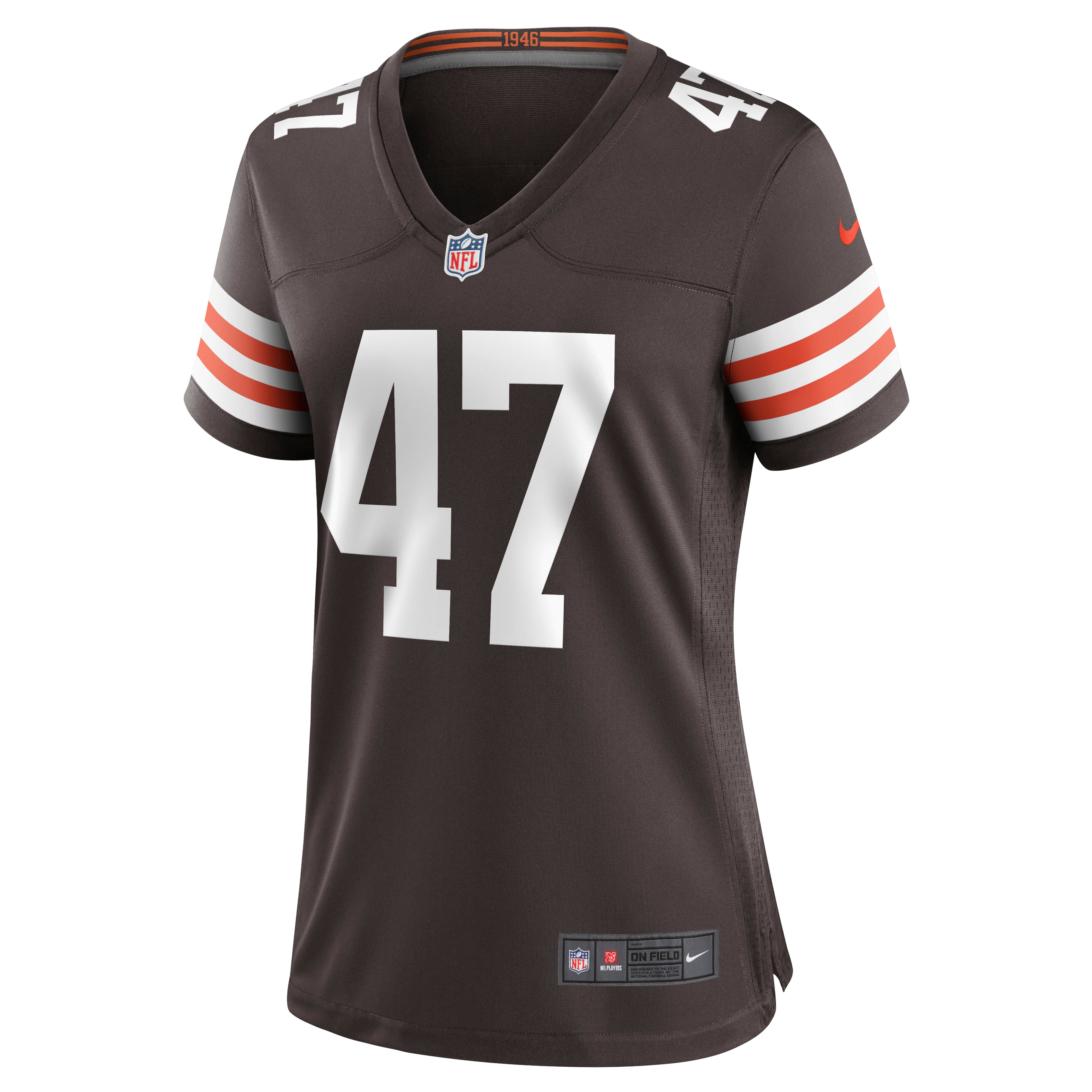 Alternative view of Charley Hughlett Cleveland Browns Game Jersey - Women's