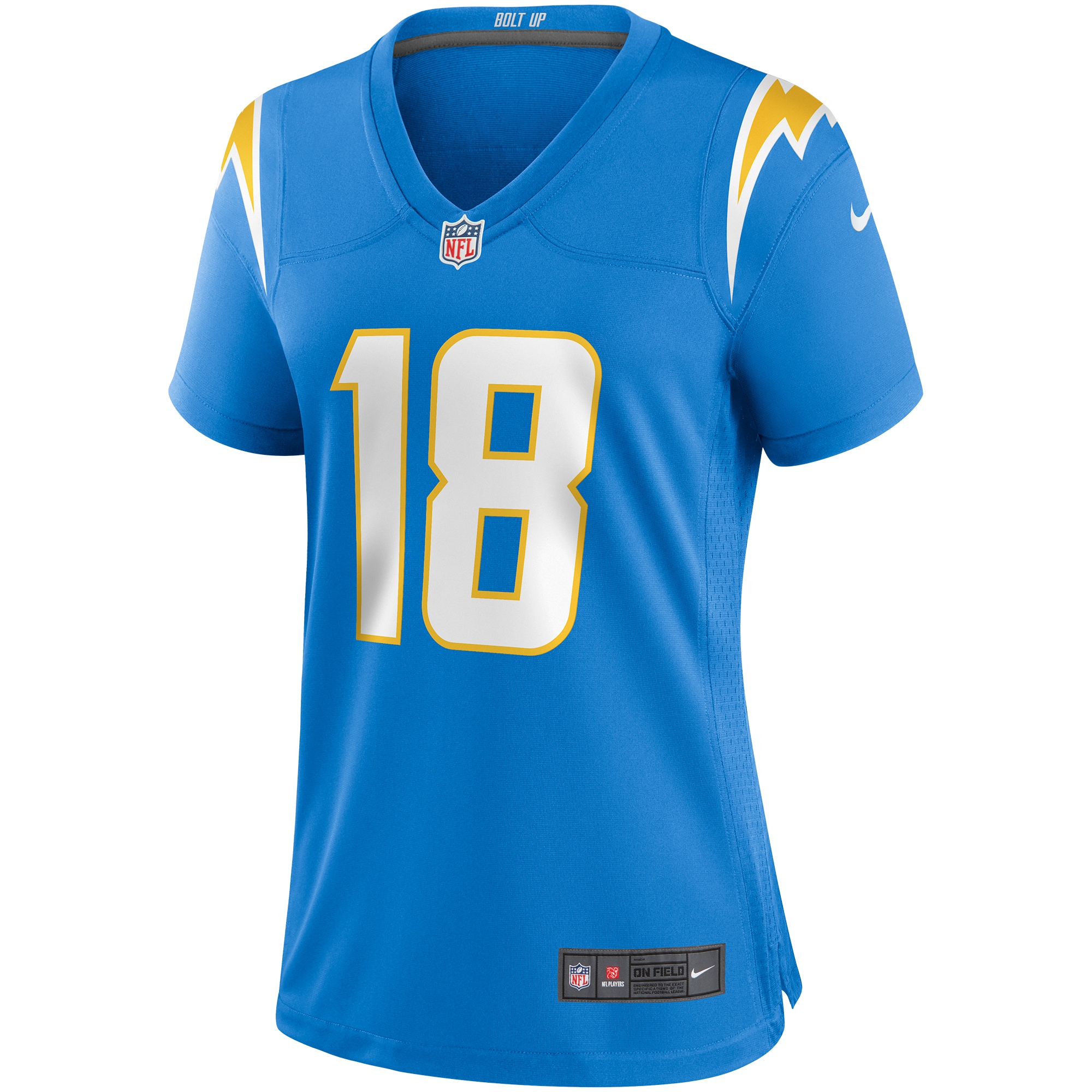 Alternative view of Charlie Joiner Los Angeles Chargers Retired Player Game Jersey - Women's