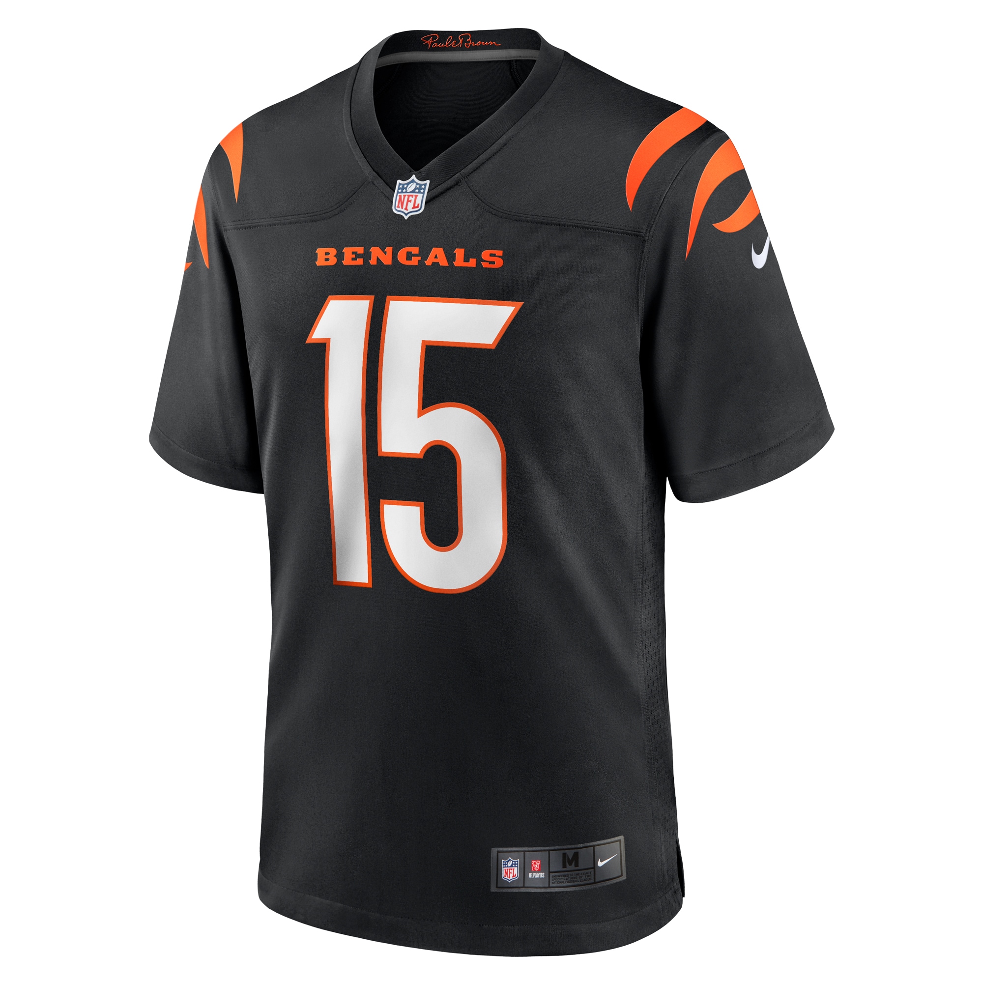Alternative view of Charlie Jones Cincinnati Bengals Game Jersey - Men's