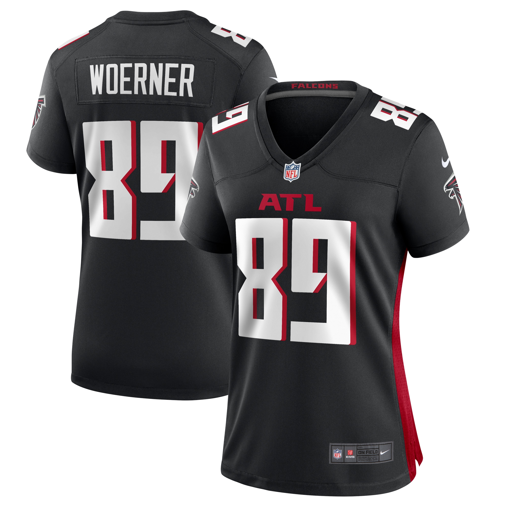 Charlie Woerner Atlanta Falcons Game Jersey - Women's