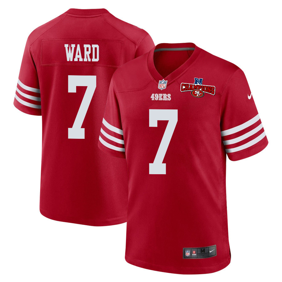 Charvarius Ward #7 San Francisco 49ers Game Jersey - Men's | Scarlet