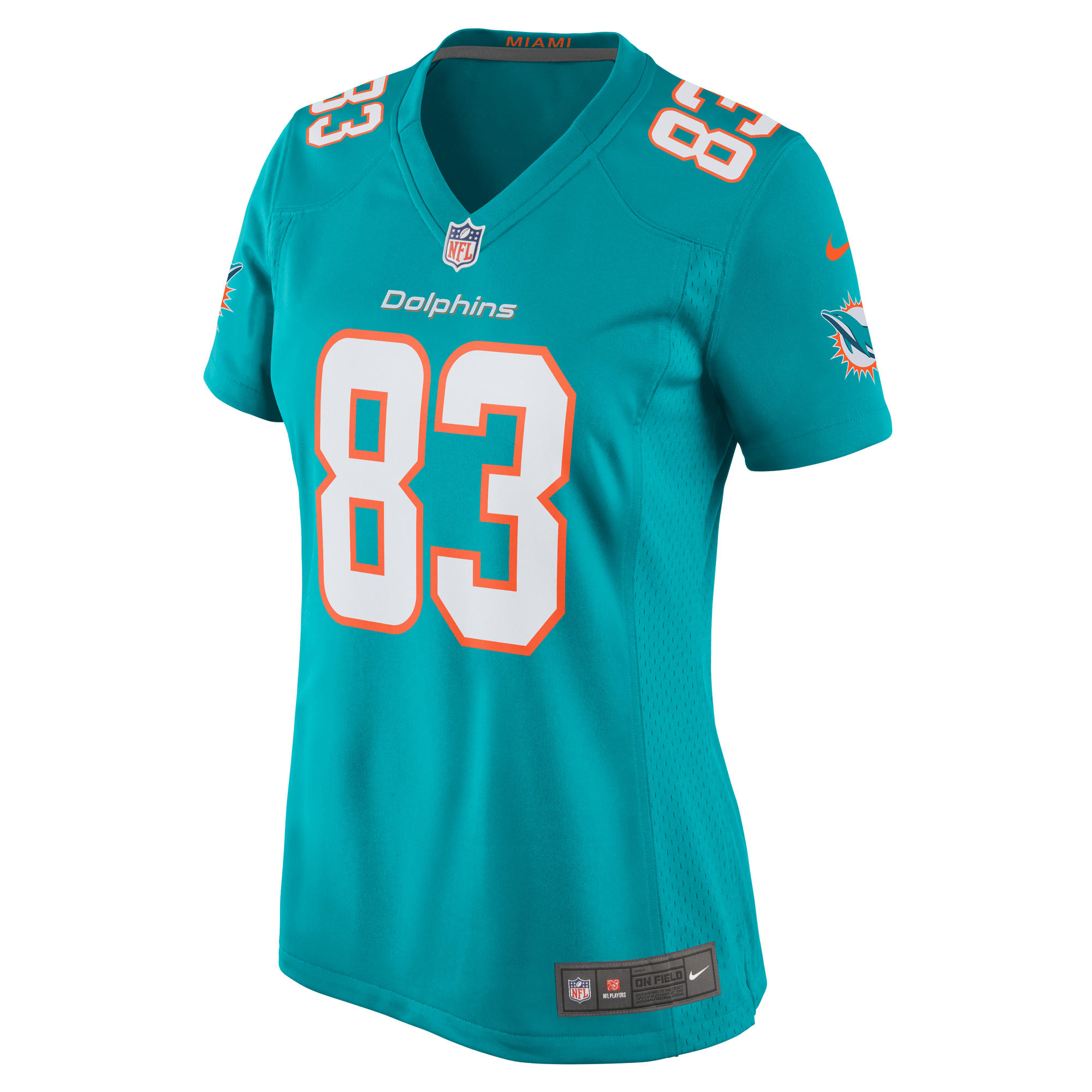 Alternative view of Chase Claypool Miami Dolphins Game Jersey - Women's