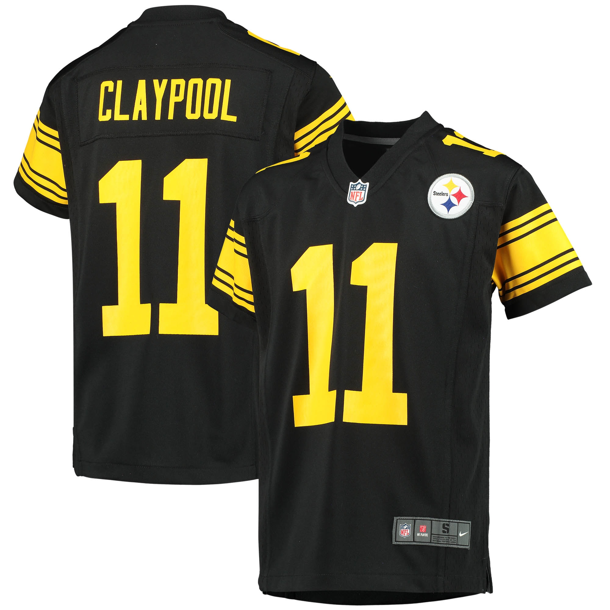 Chase Claypool Pittsburgh Steelers Alternate Game Jersey - Youth
