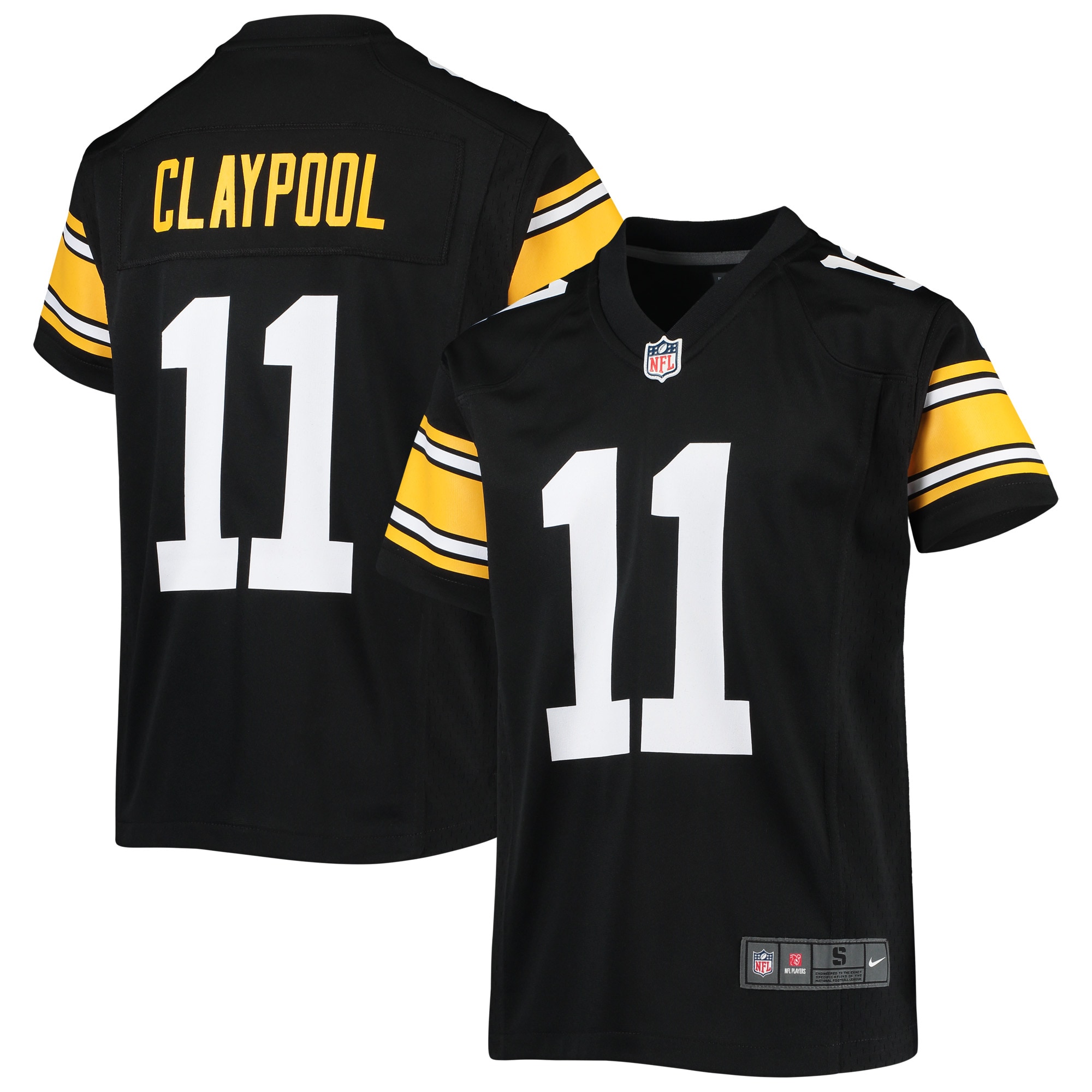 Chase Claypool Pittsburgh Steelers Alternate Game Jersey - Youth