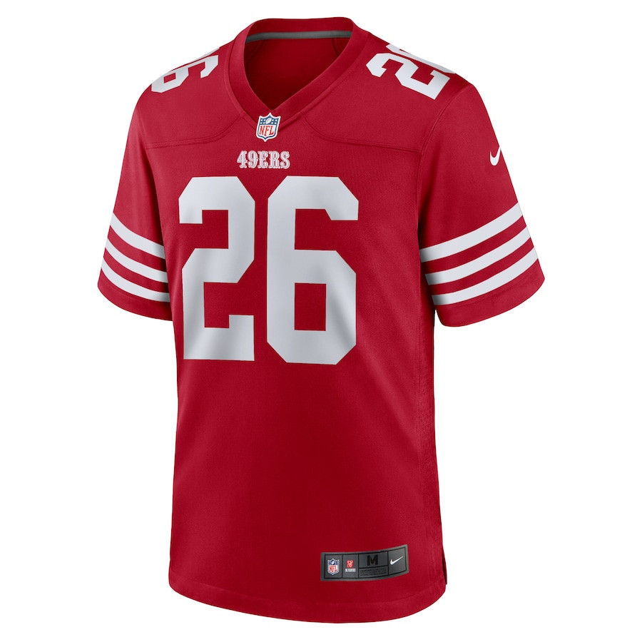 Chase Lucas #26 San Francisco 49ers Game Jersey - Men's | Scarlet - Image 2