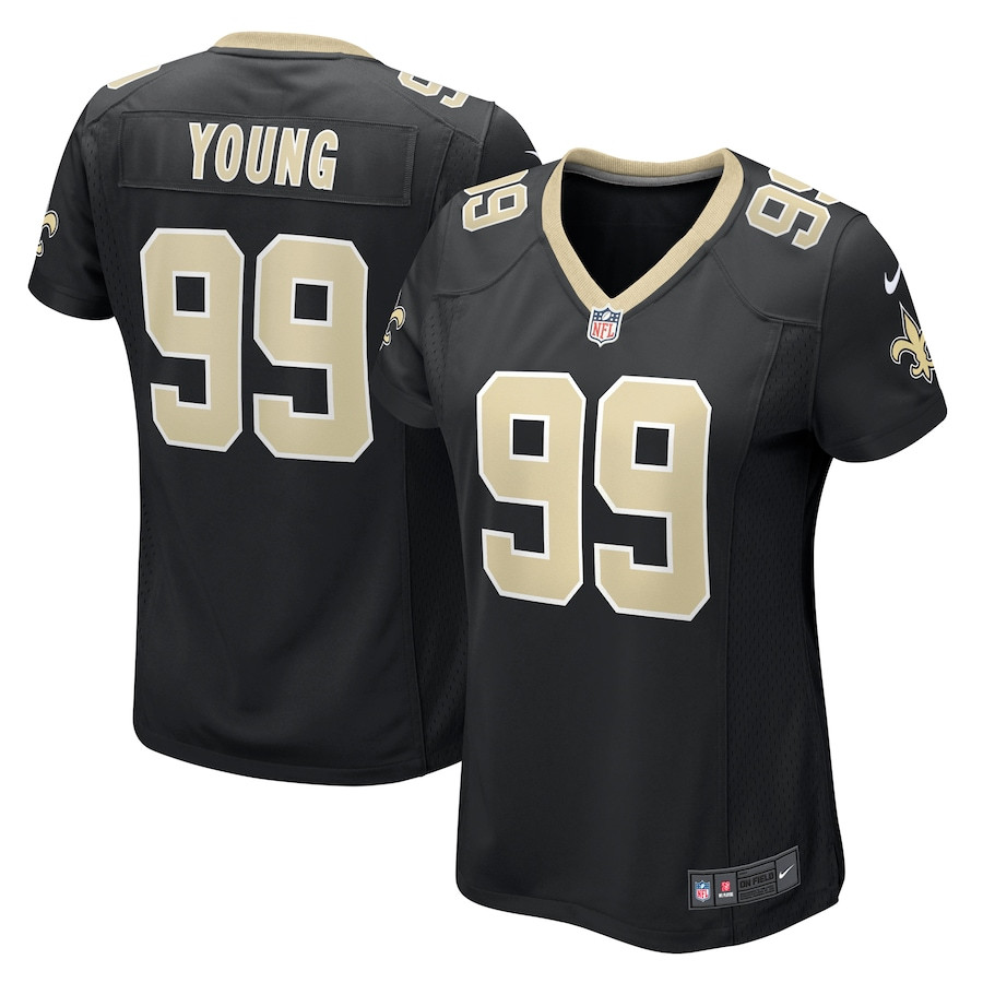 Chase Young #99 New Orleans Saints Game Jersey - Women's | Black