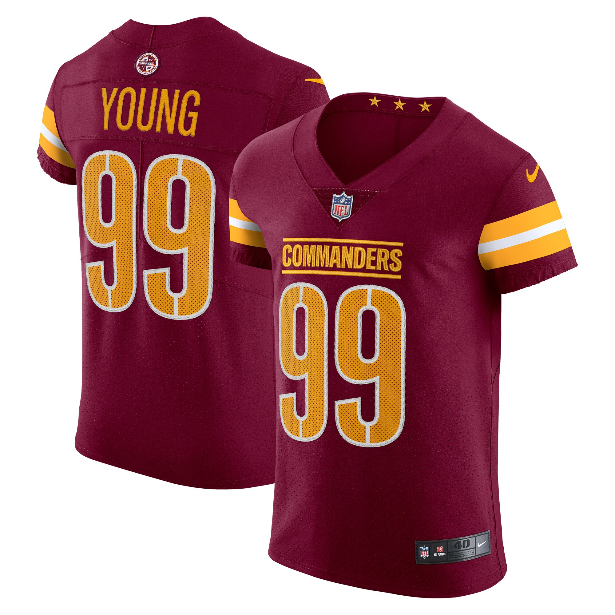 Chase Young Washington Commanders Elite Jersey - Men's
