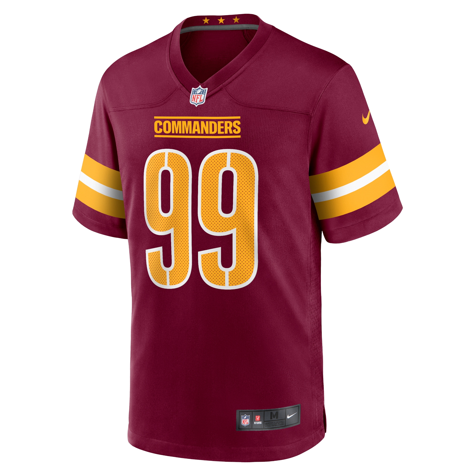 Alternative view of Chase Young Washington Commanders Game Jersey - Men's