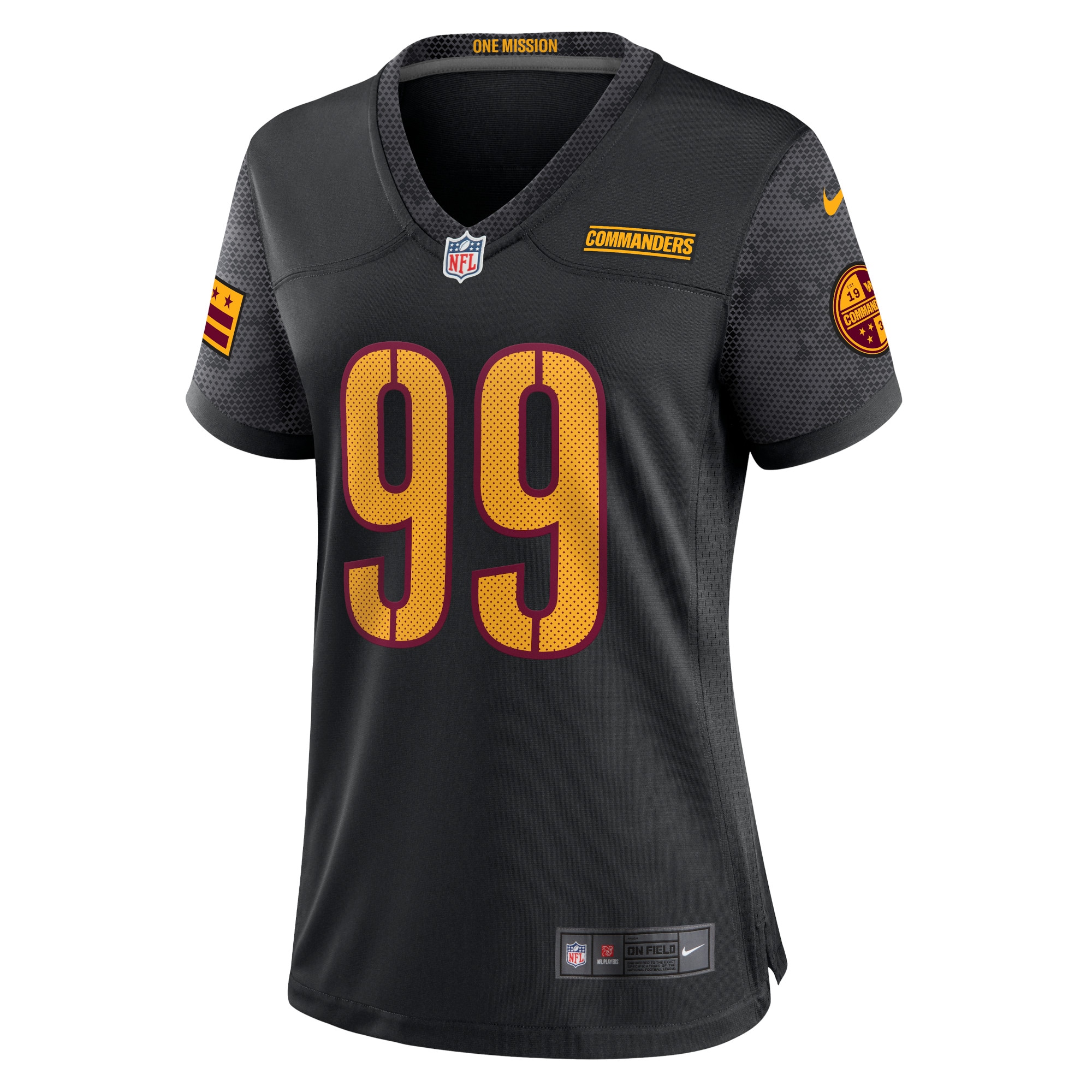 Alternative view of Chase Young Washington Commanders Game Jersey - Women's