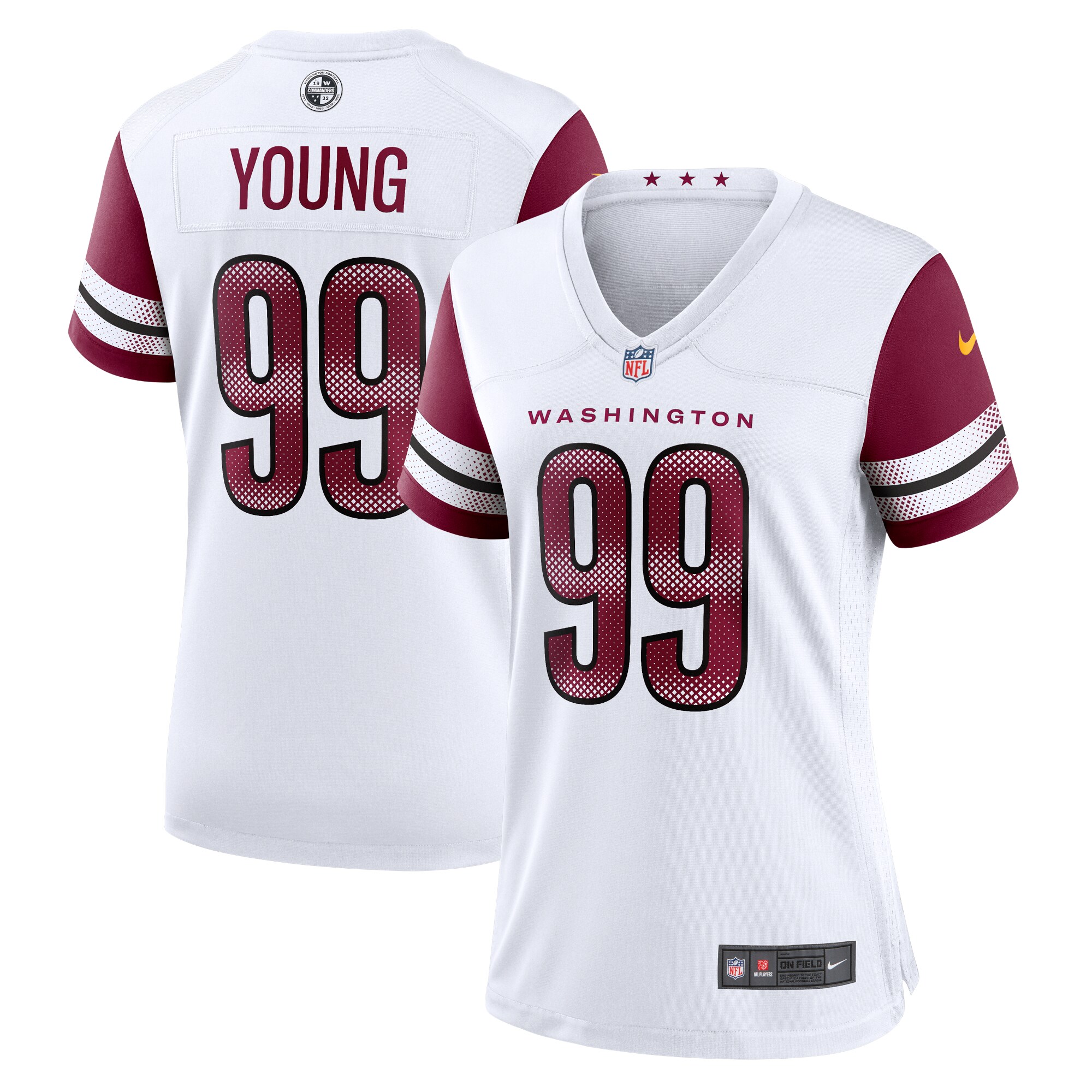 Chase Young Washington Commanders Game Jersey - Women's