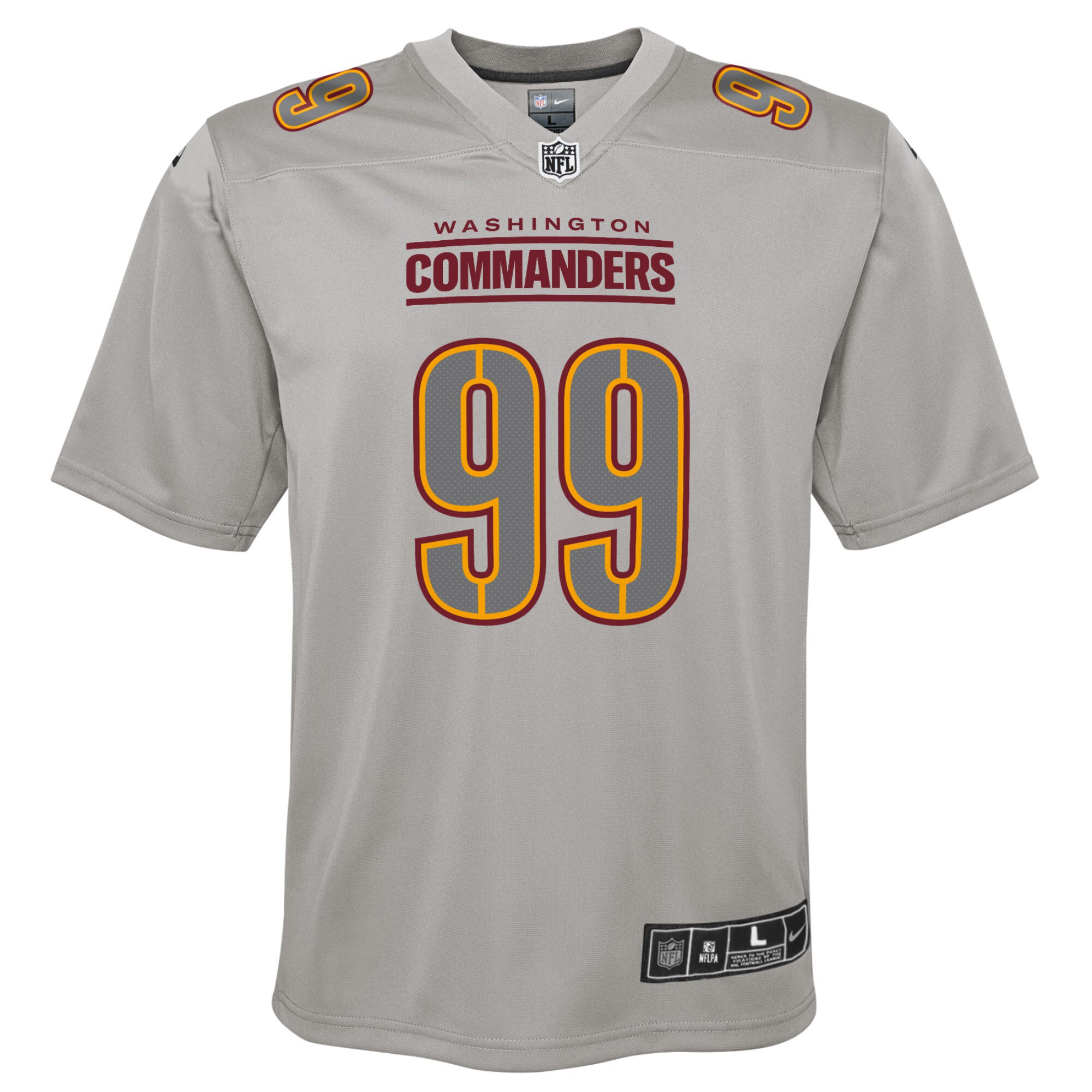 Alternative view of Chase Young Washington Commanders Game Jersey - Youth