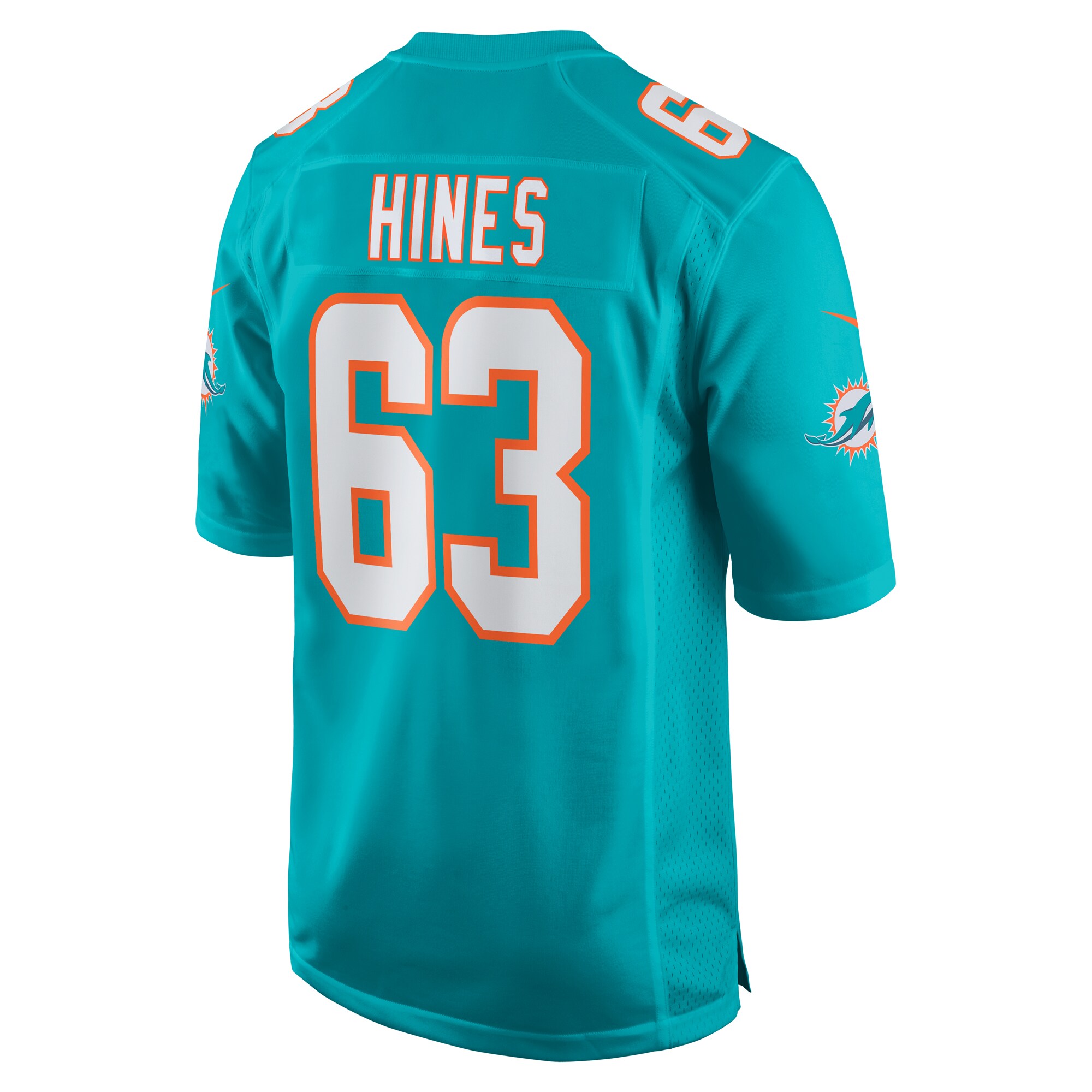 Chasen Hines Miami Dolphins Game Jersey - Men's - Image 3