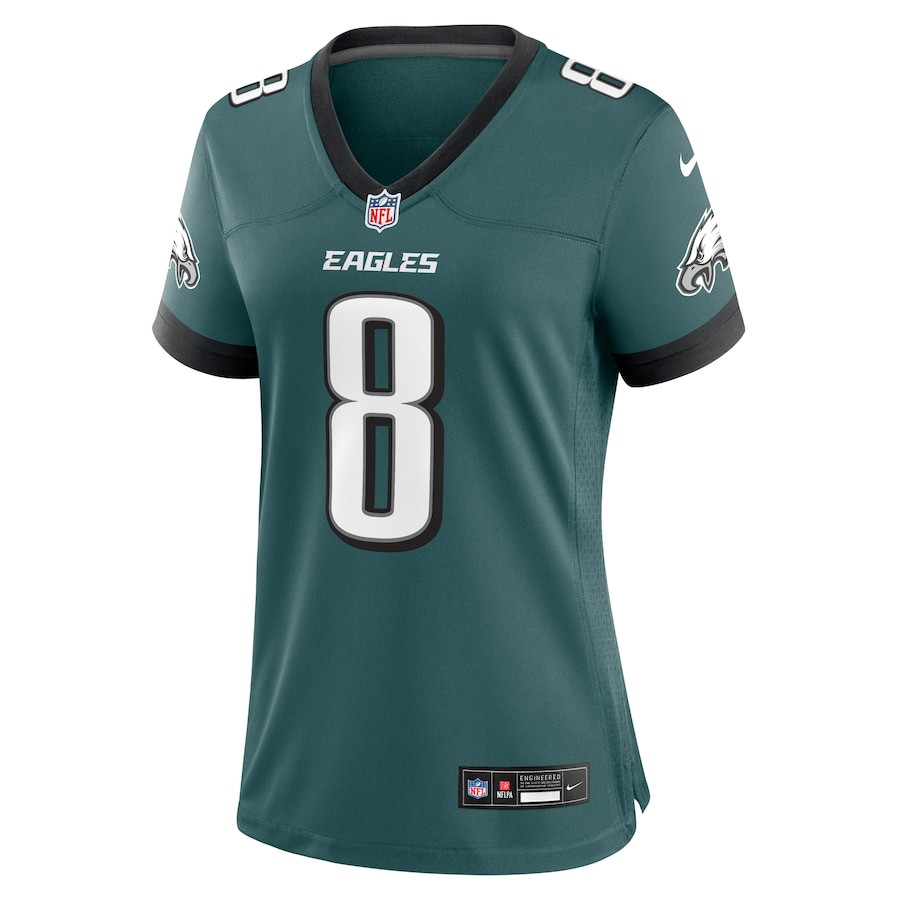Alternative view of Chauncey Gardner-Johnson #8 Philadelphia Eagles Game Jersey - Women's | Midnight Green