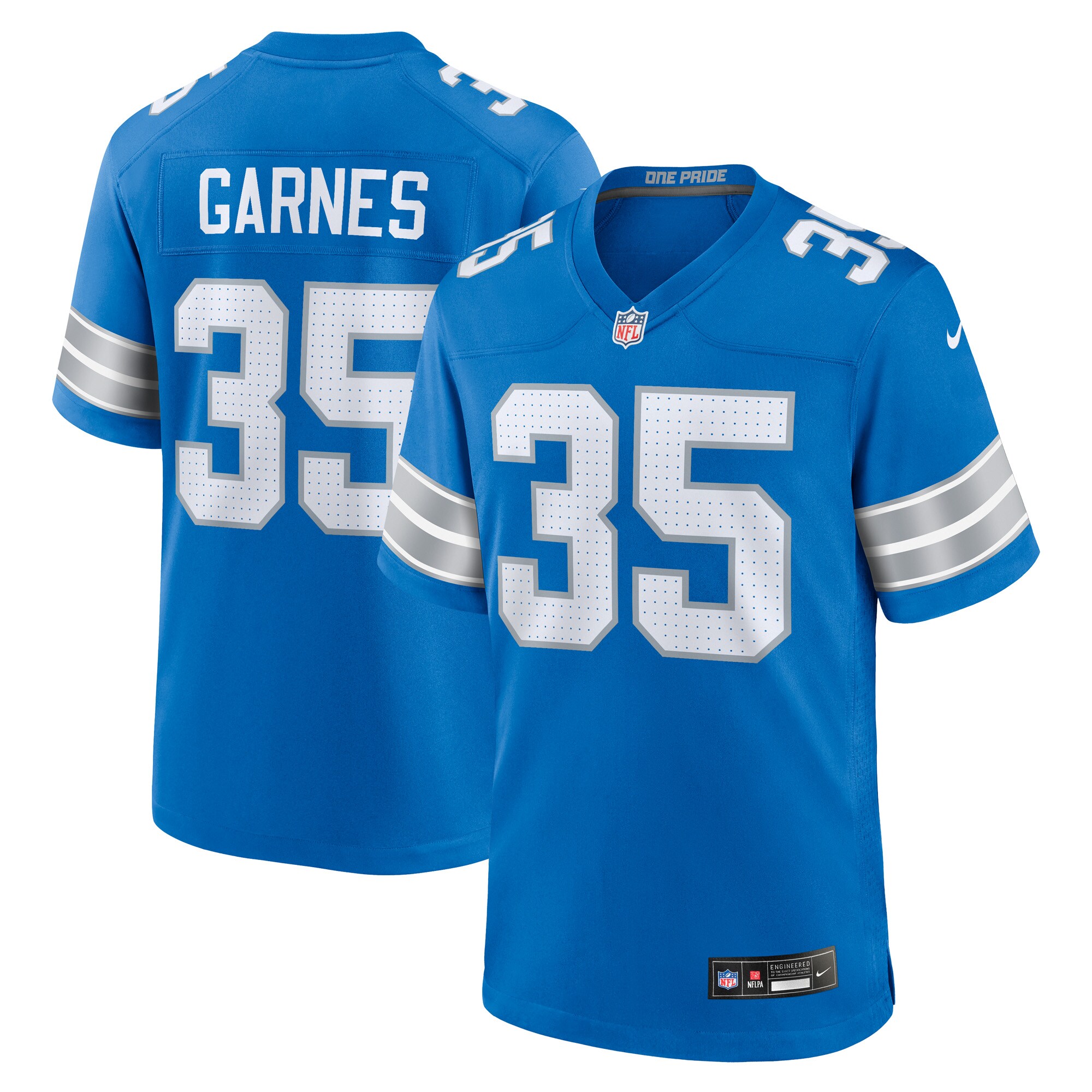 Chelen Garnes Detroit Lions Game Jersey - Men's