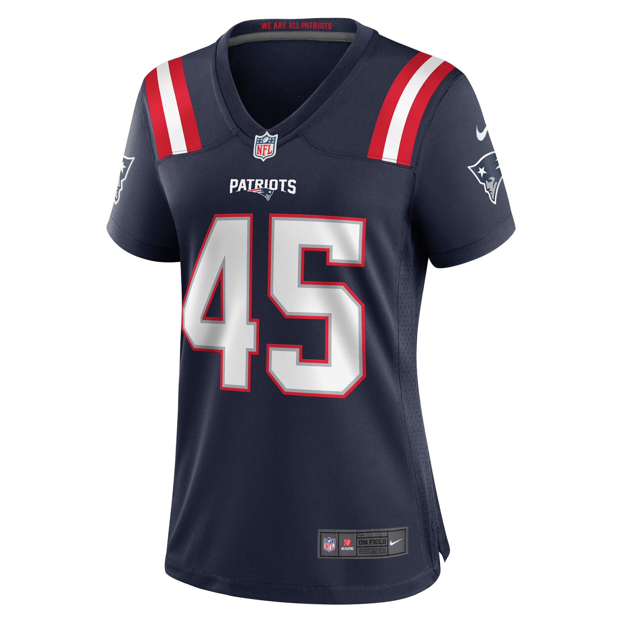 Alternative view of Chris Board New England Patriots Game Jersey - Women's