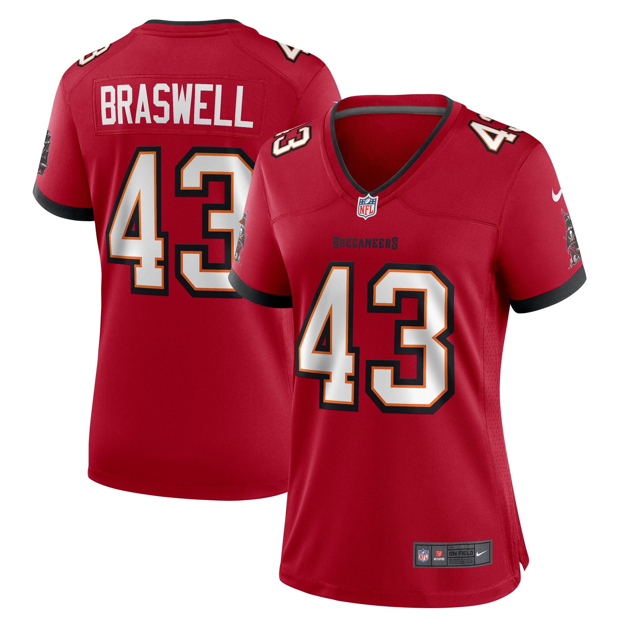 Chris Braswell Tampa Bay Buccaneers Game Jersey - Women's