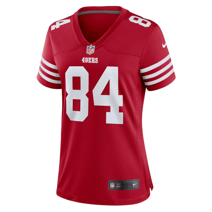 Alternative view of Chris Conley #84 San Francisco 49ers Game Jersey - Women's | Scarlet