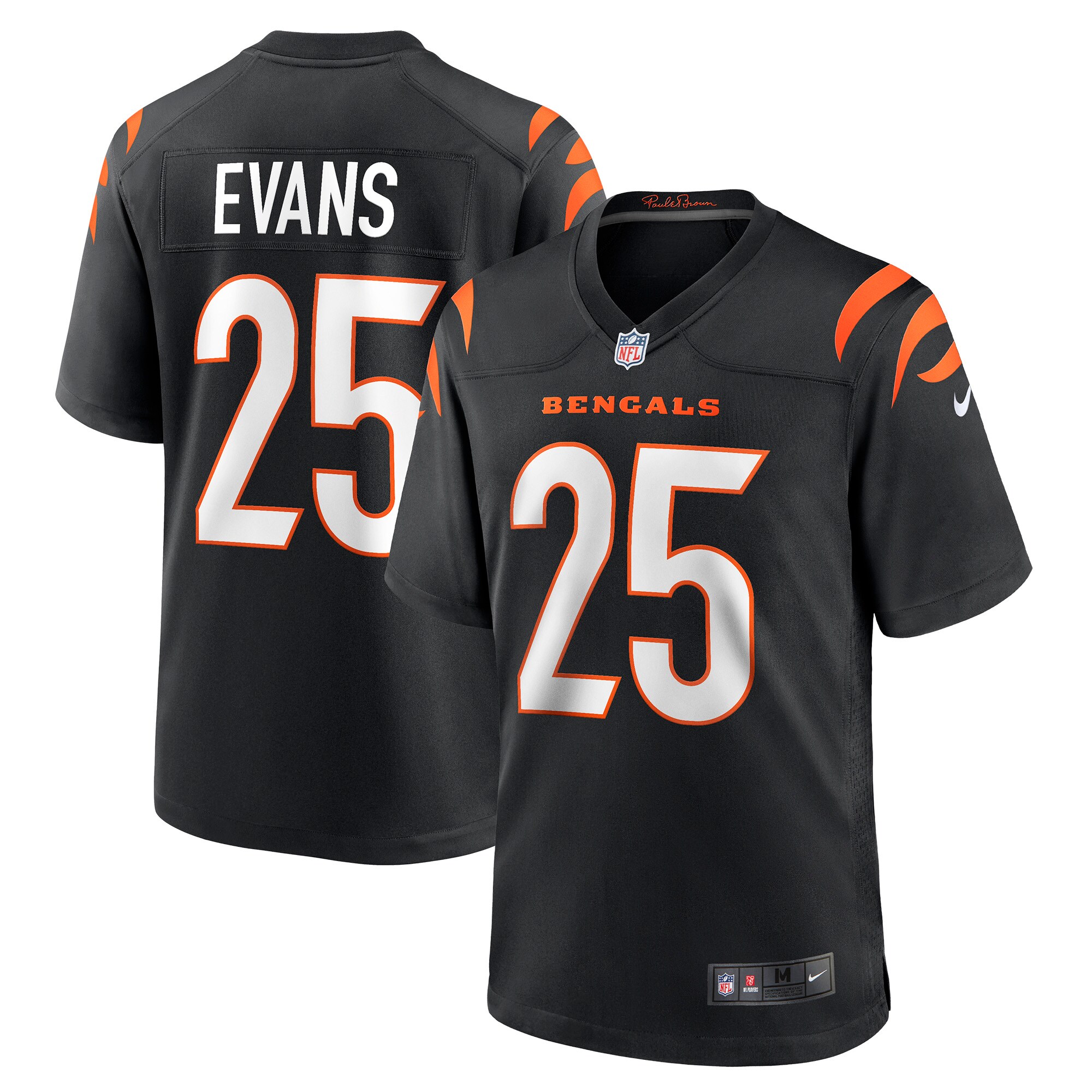 Chris Evans Cincinnati Bengals Game Jersey - Men's