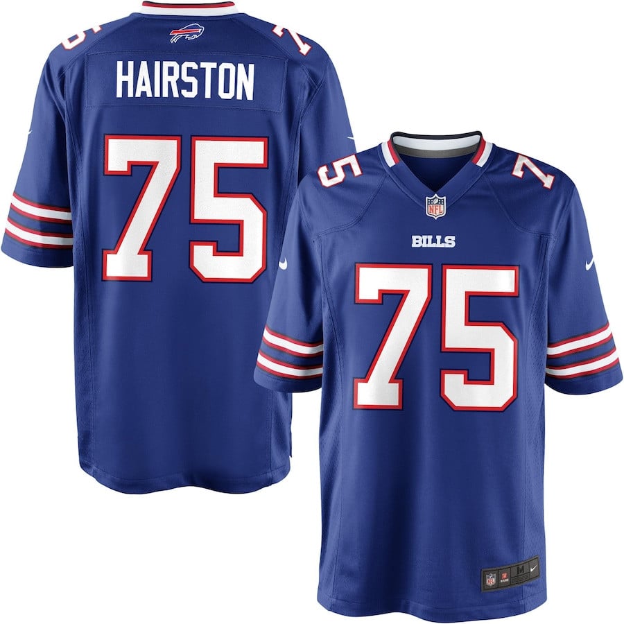 Chris Hairston #75 Buffalo Bills Game Jersey - Youth