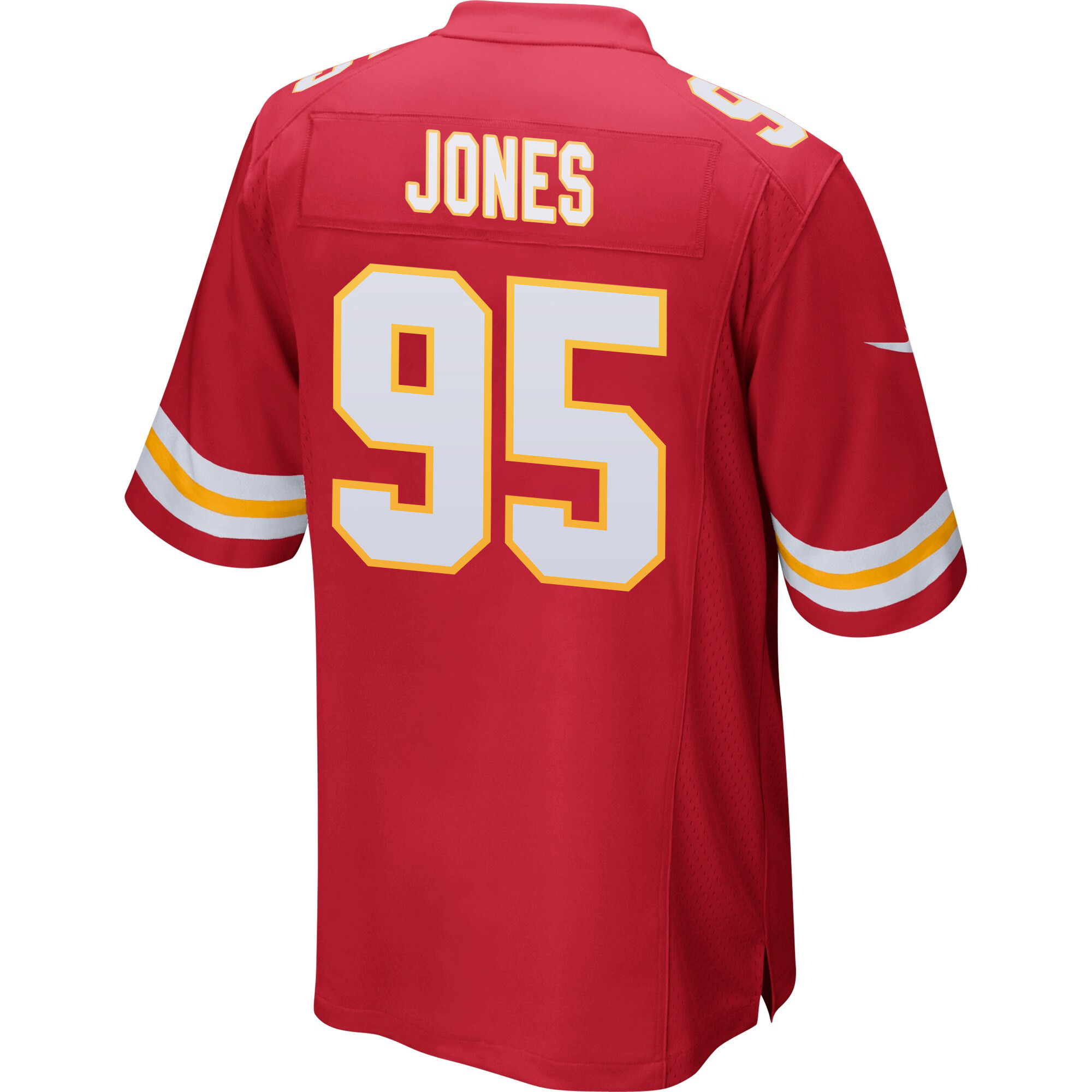 Chris Jones #95 Kansas City Chiefs Game Jersey - Men's | Red - Image 3