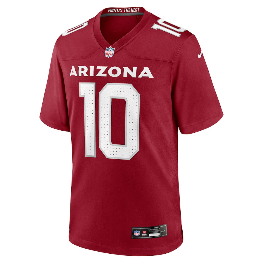 Alternative view of Chris Moore #10 Arizona Cardinals Game Jersey - Men's | Cardinal