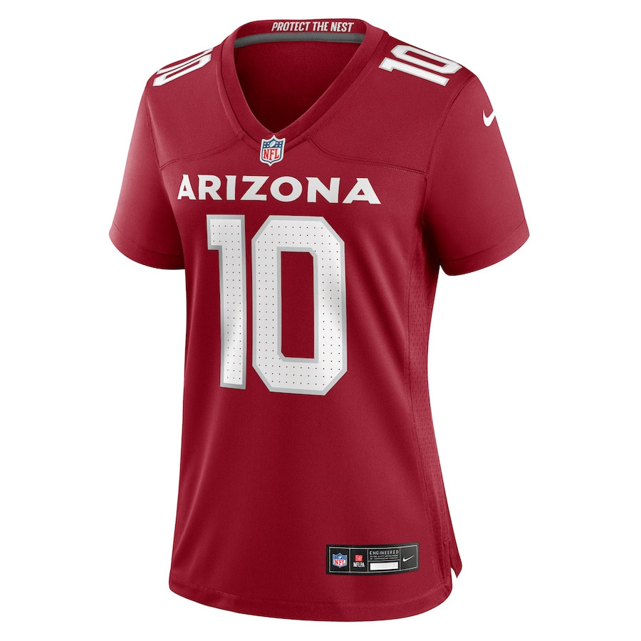 Alternative view of Chris Moore #10 Arizona Cardinals Game Jersey - Women's | Cardinal