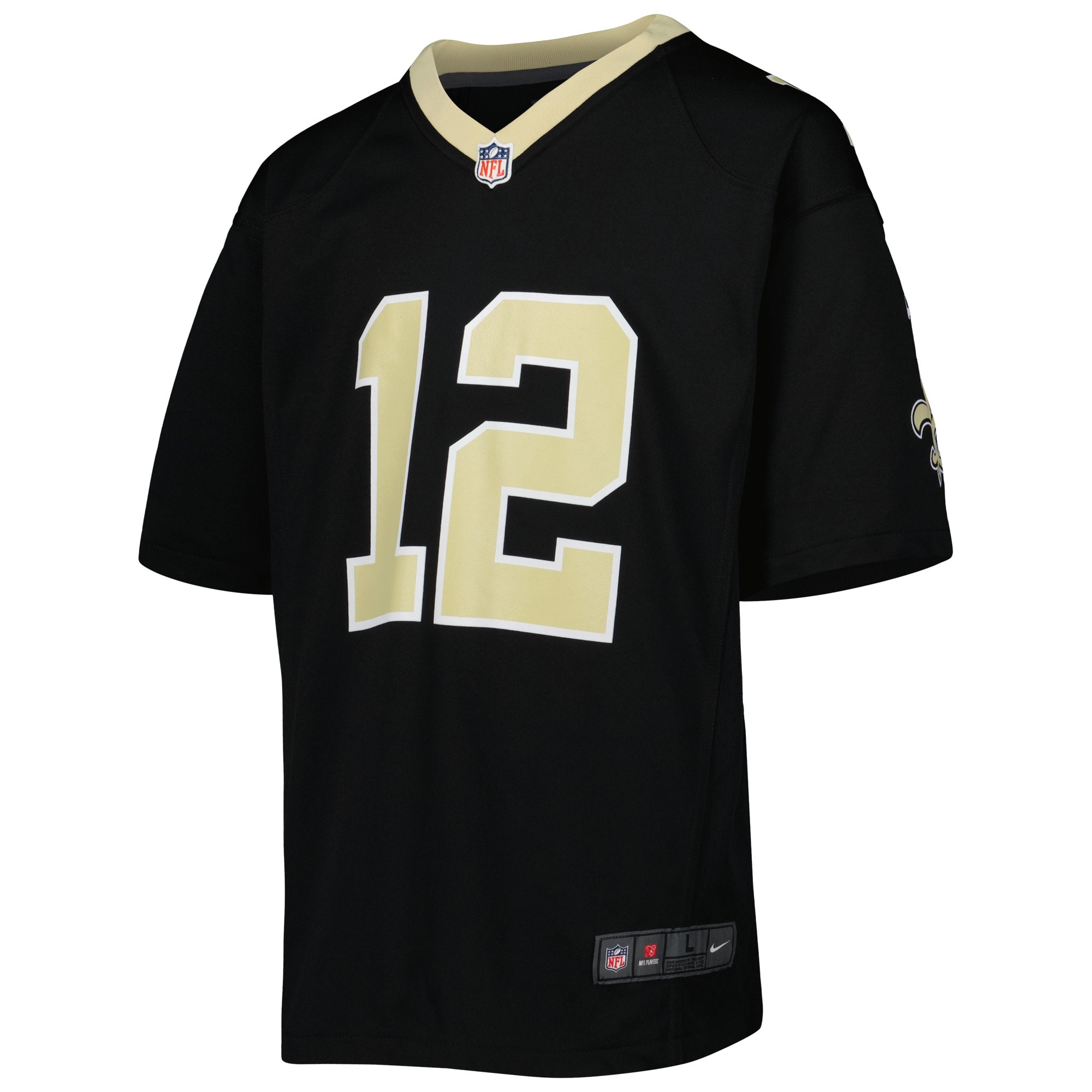Alternative view of Chris Olave New Orleans Saints Game Jersey - Youth
