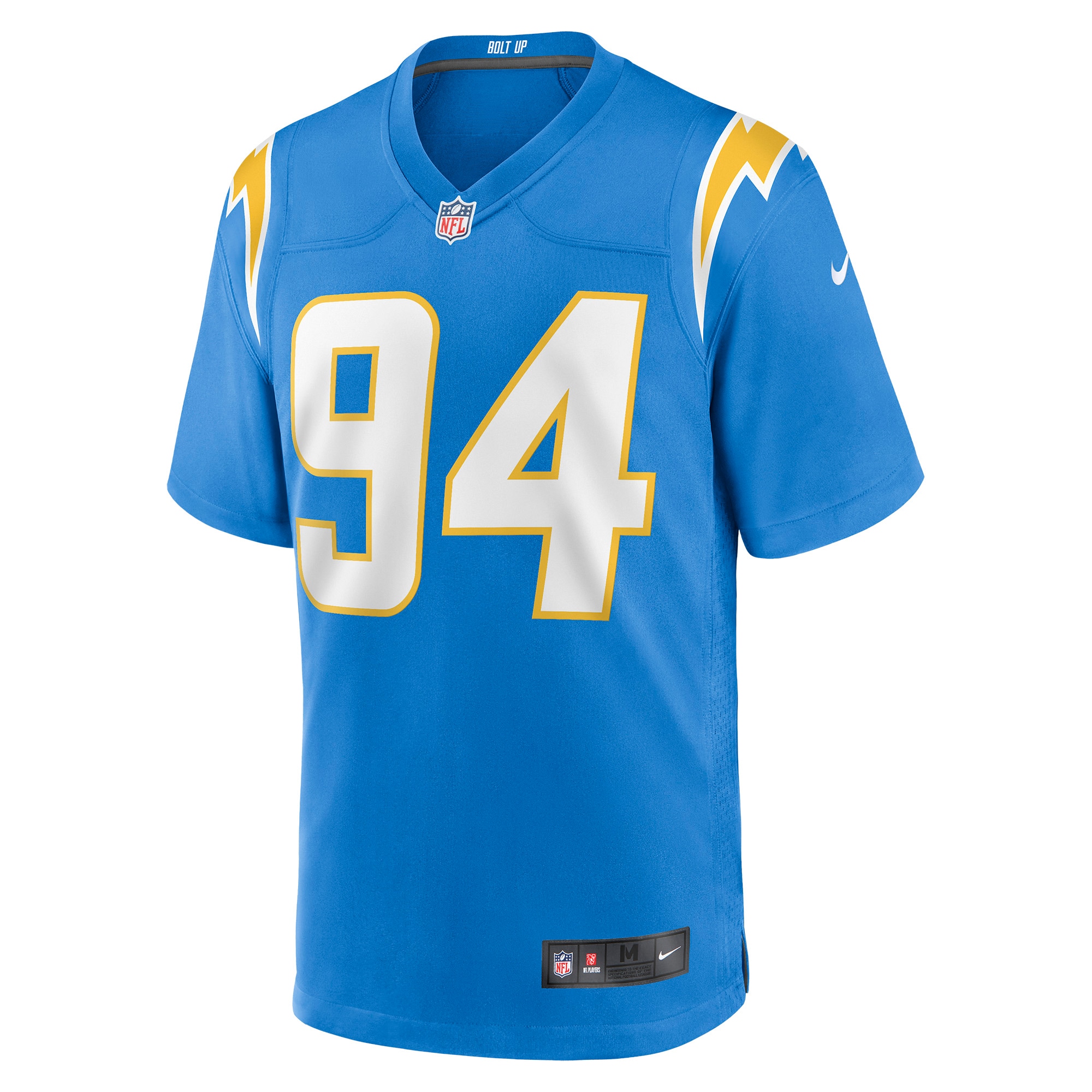 Alternative view of Chris Rumph II Los Angeles Chargers Game Jersey - Men's