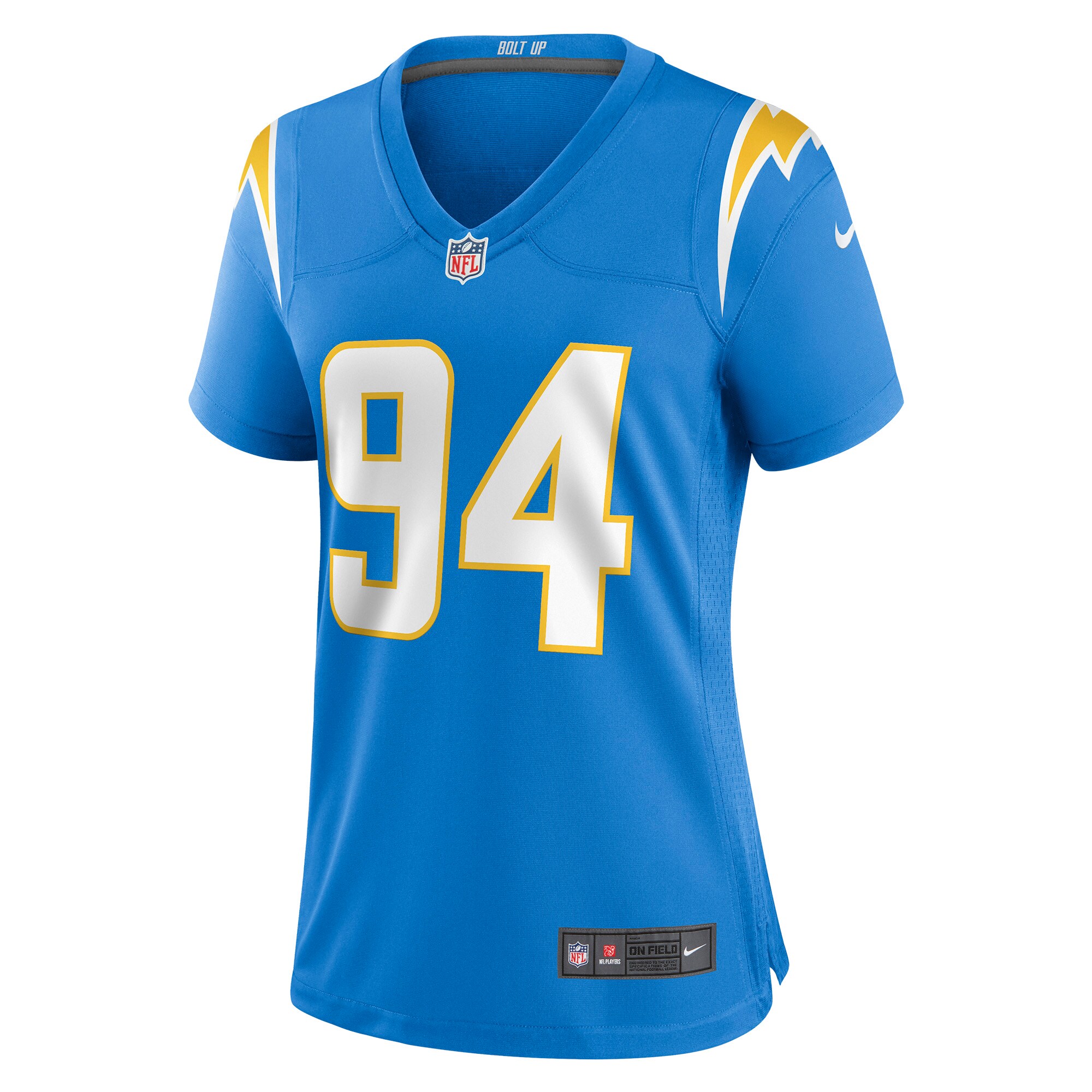 Alternative view of Chris Rumph II Los Angeles Chargers Game Jersey - Women's