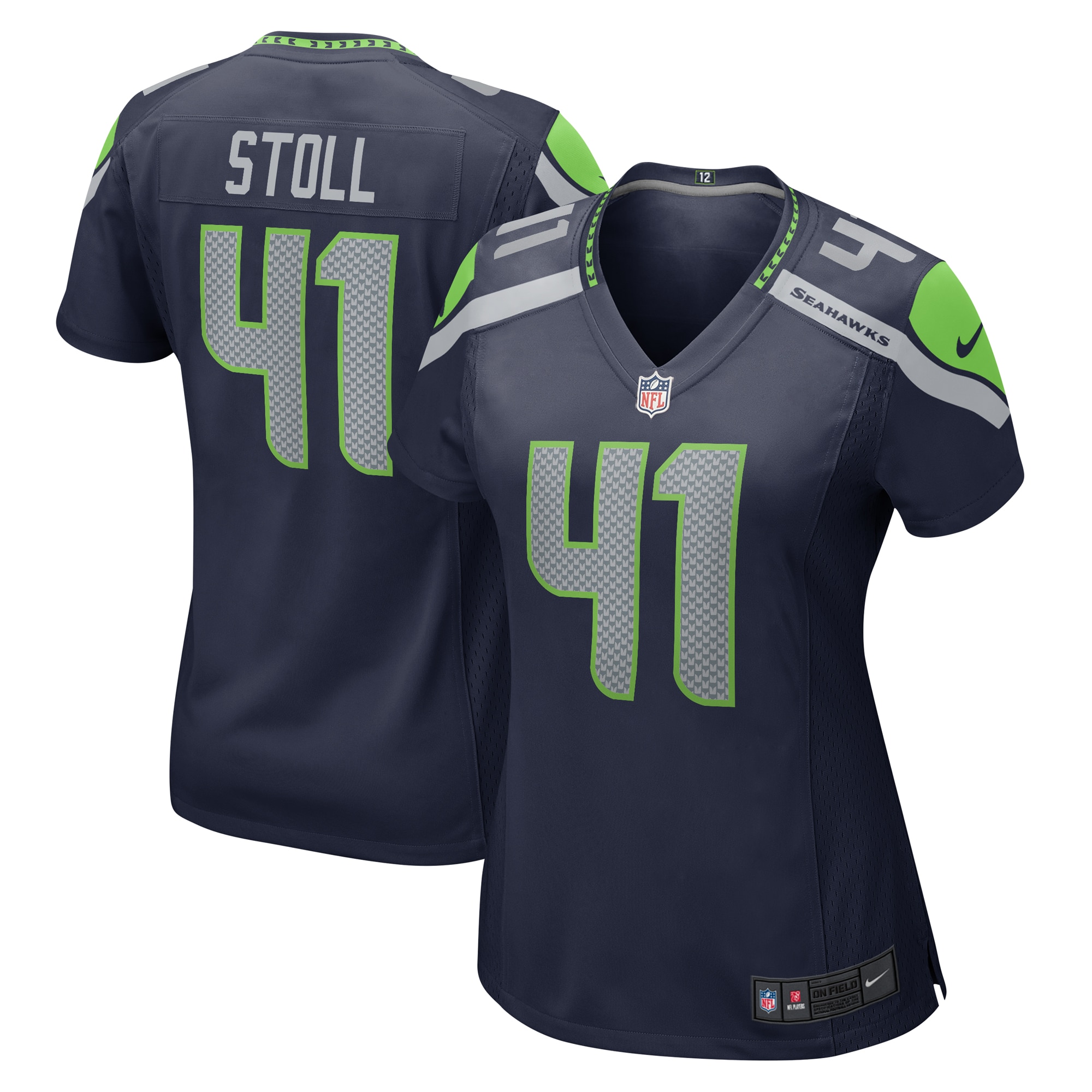 Chris Stoll Seattle Seahawks Game Jersey - Women's