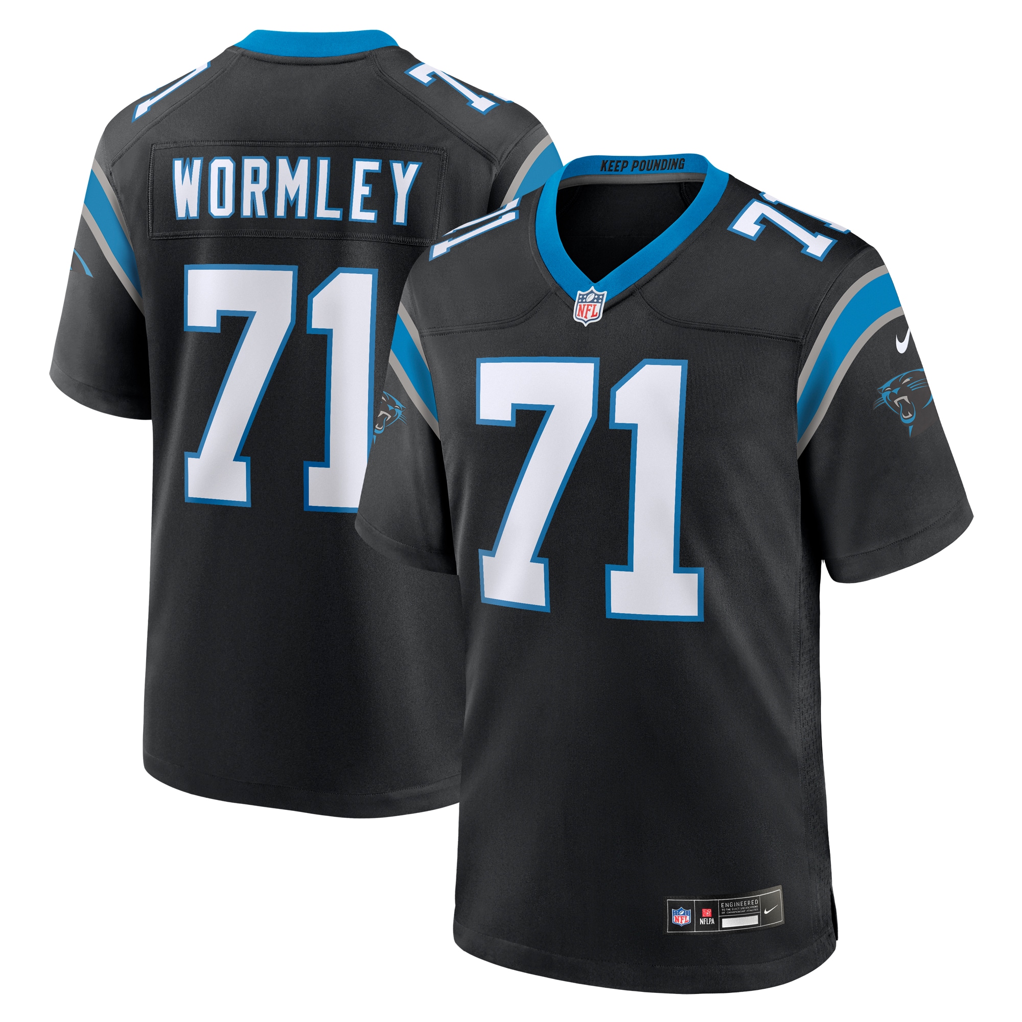 Chris Wormley Carolina Panthers Game Jersey - Men's