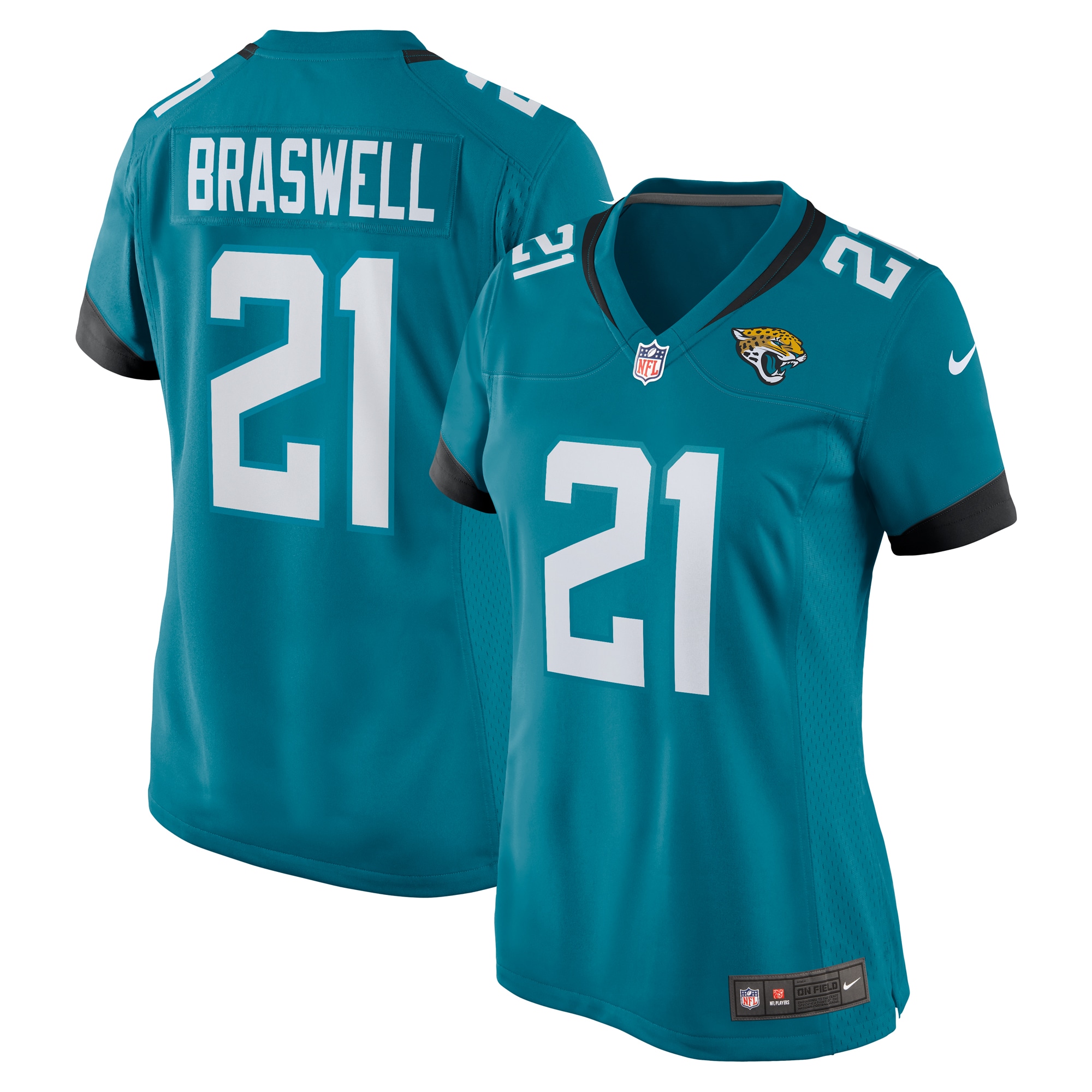 Christian Braswell Jacksonville Jaguars Game Jersey - Women's