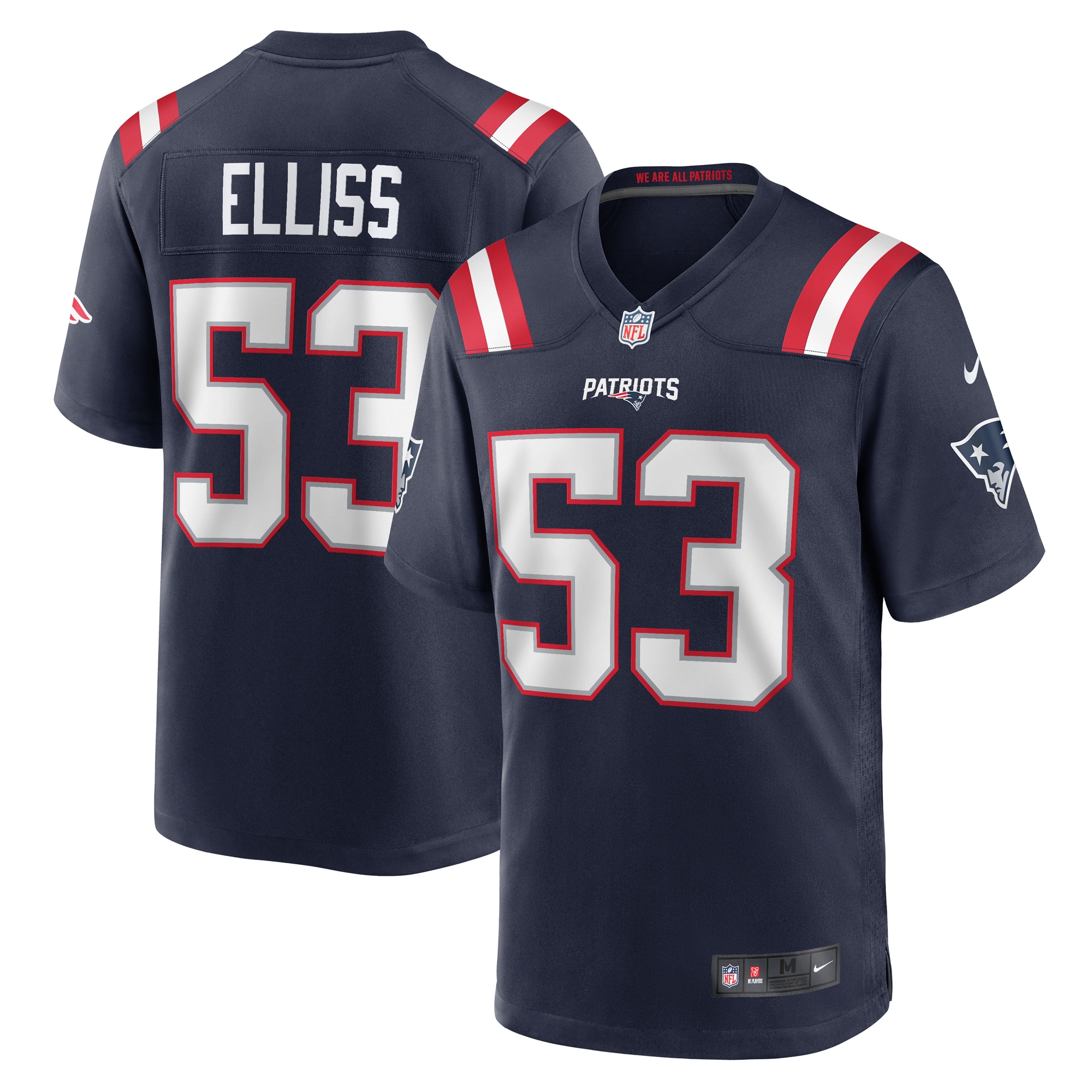 Christian Elliss New England Patriots Game Jersey - Men's