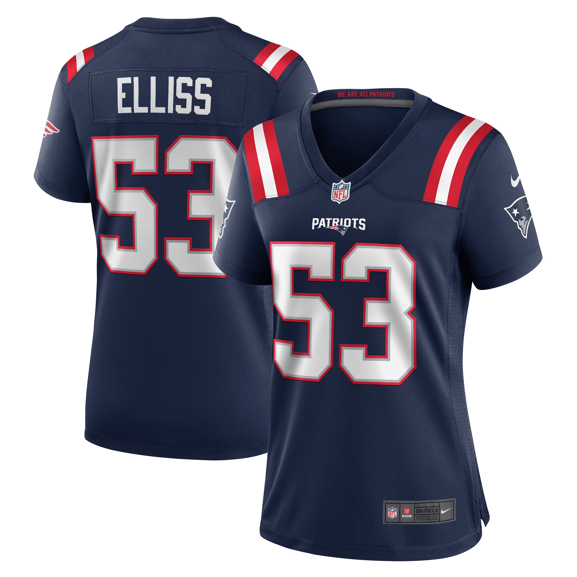 Christian Elliss New England Patriots Game Jersey - Women's