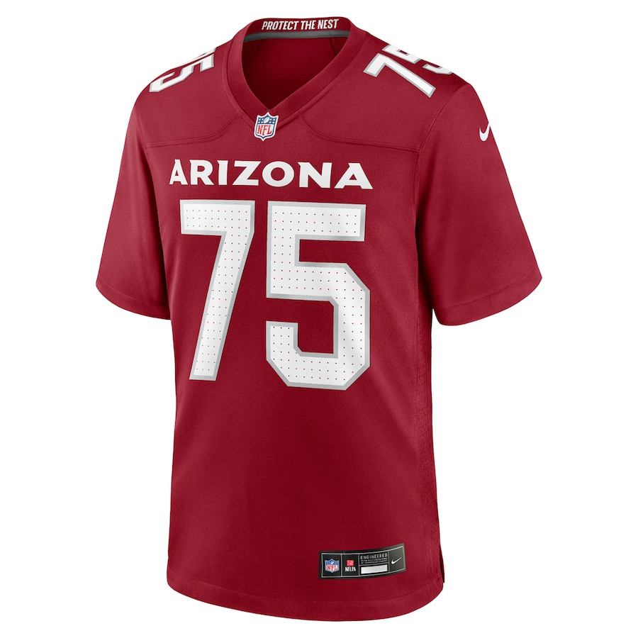 Alternative view of Christian Jones #75 Arizona Cardinals Game Jersey - Men's | Cardinal