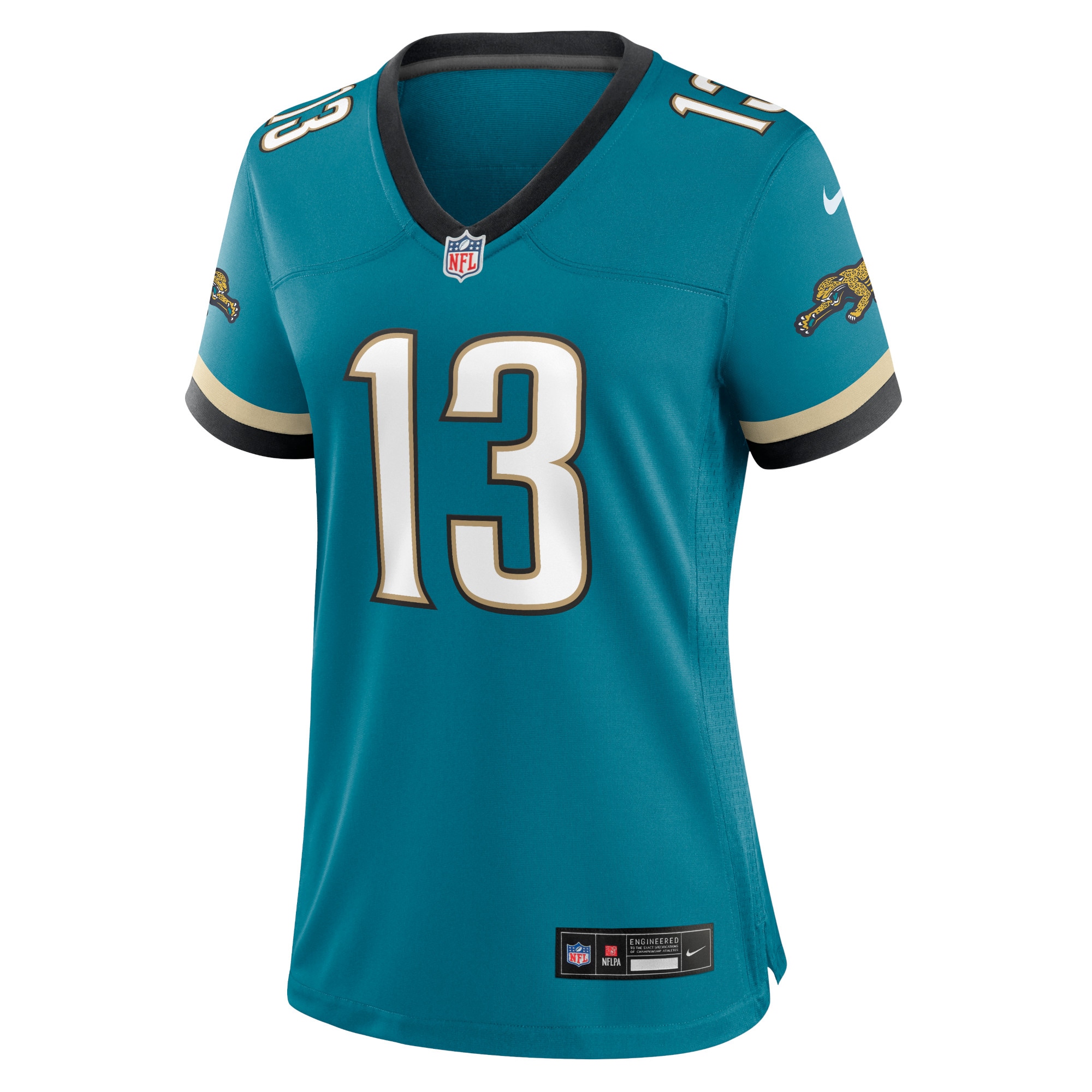Alternative view of Christian Kirk Jacksonville Jaguars Throwback Game Jersey - Women's