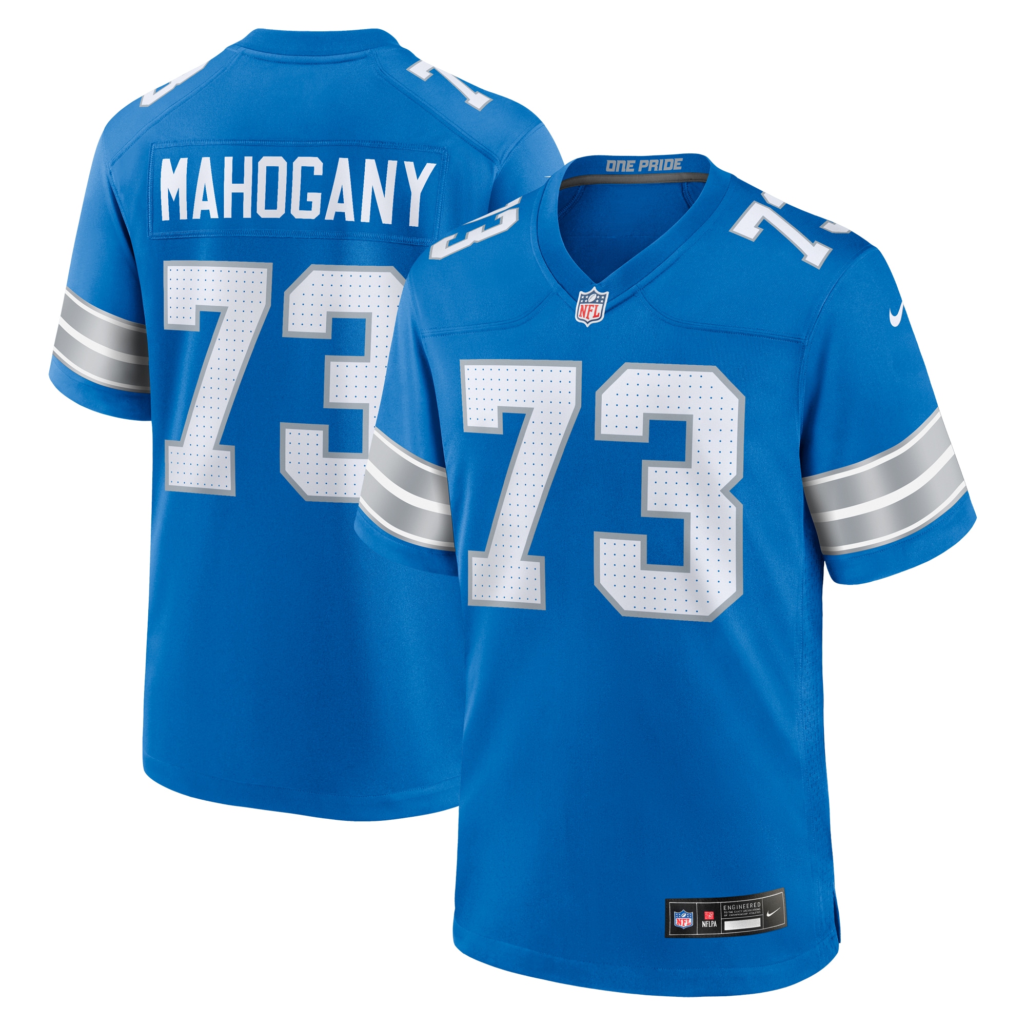 Christian Mahogany Detroit Lions Game Jersey - Men's