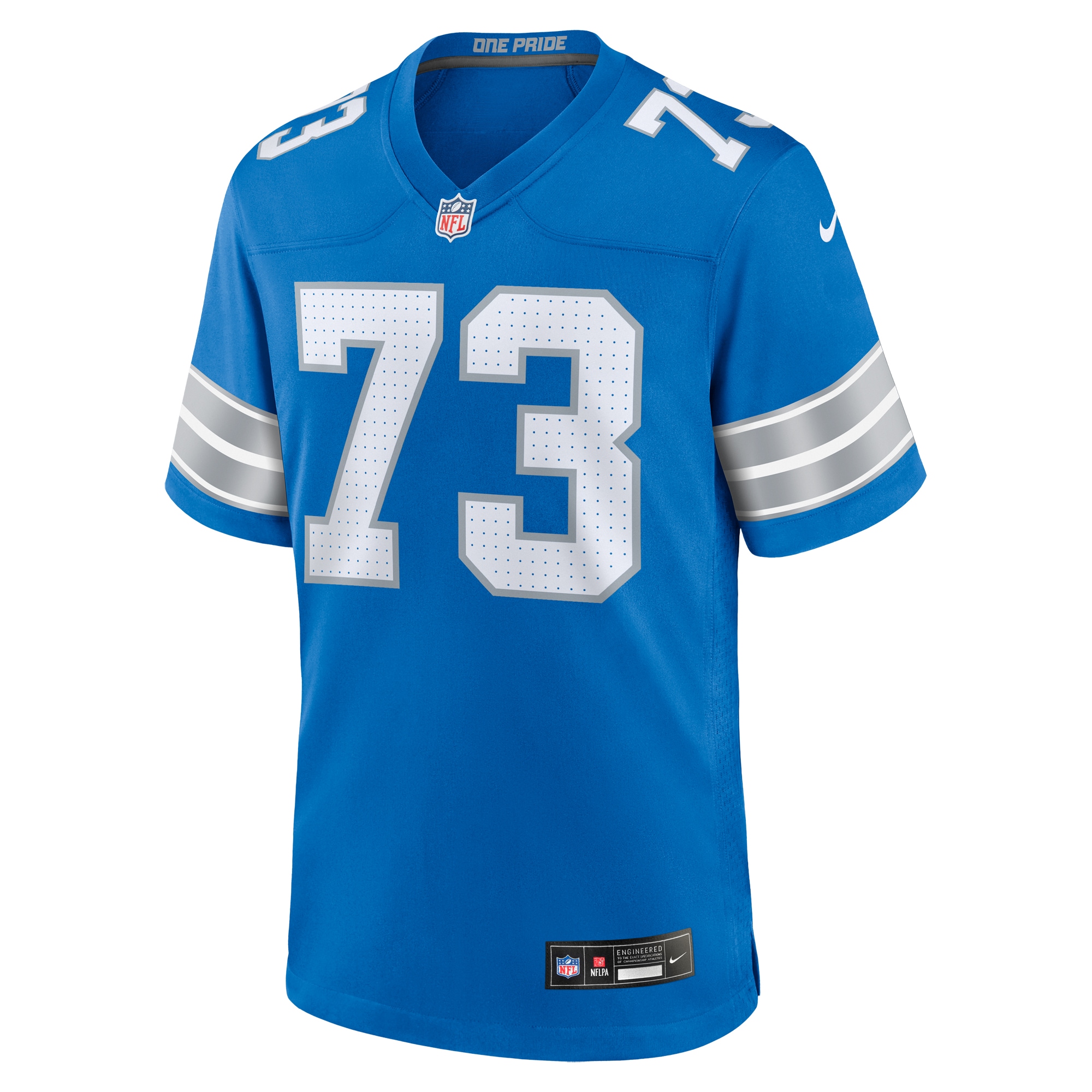 Alternative view of Christian Mahogany Detroit Lions Game Jersey - Men's