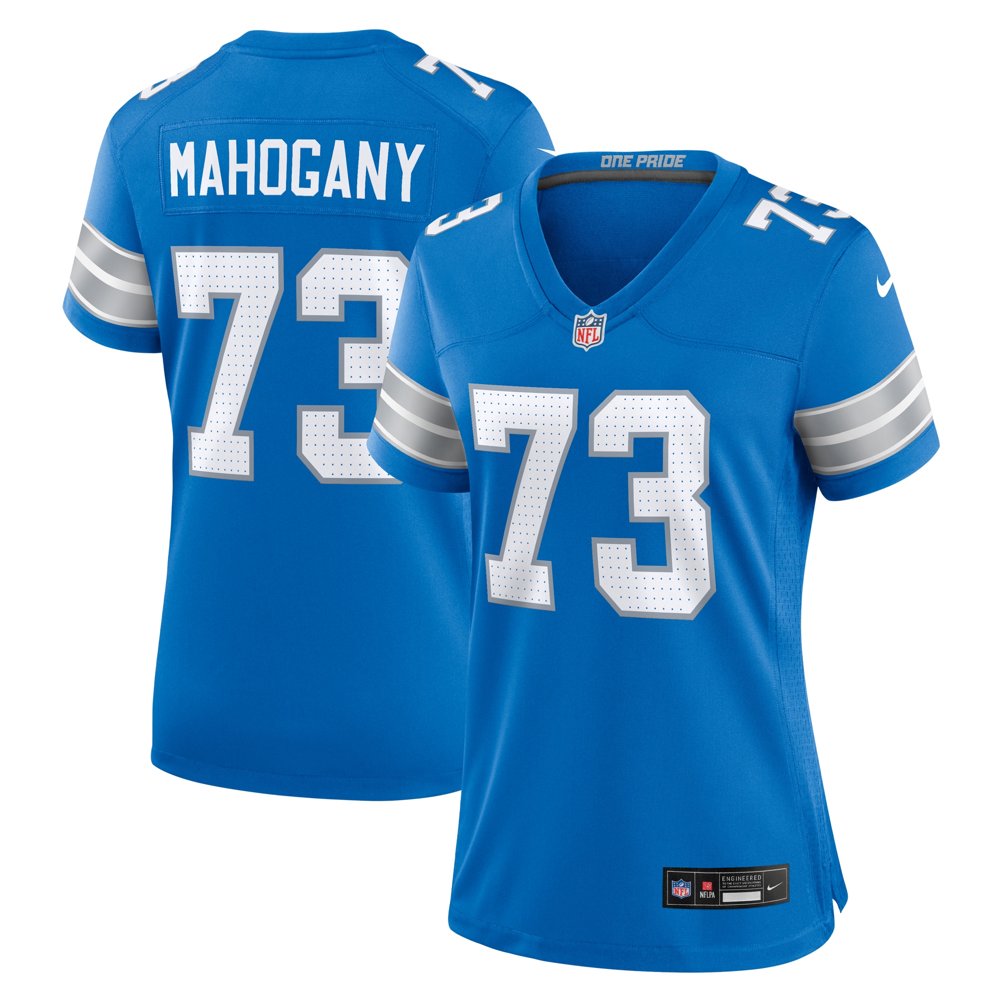 Christian Mahogany Detroit Lions Game Jersey - Women's