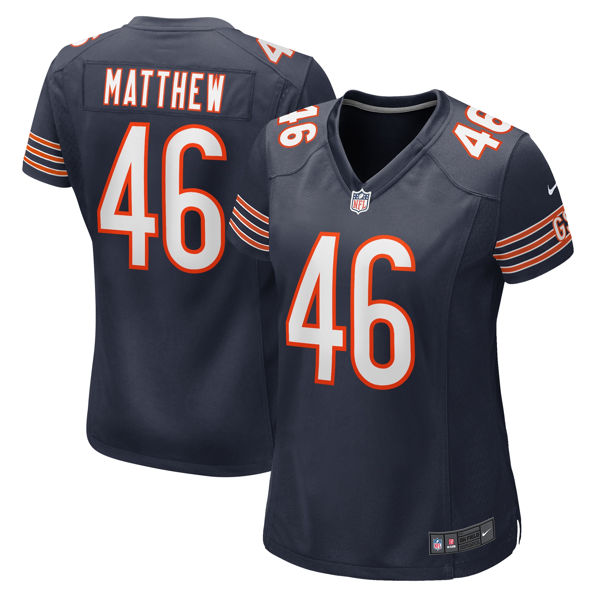 Christian Matthew Chicago Bears Game Jersey - Women's