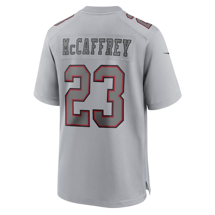 Christian McCaffrey #23 San Francisco 49ers Super Bowl LVIII Game Jersey - Men's | Gray - Image 3
