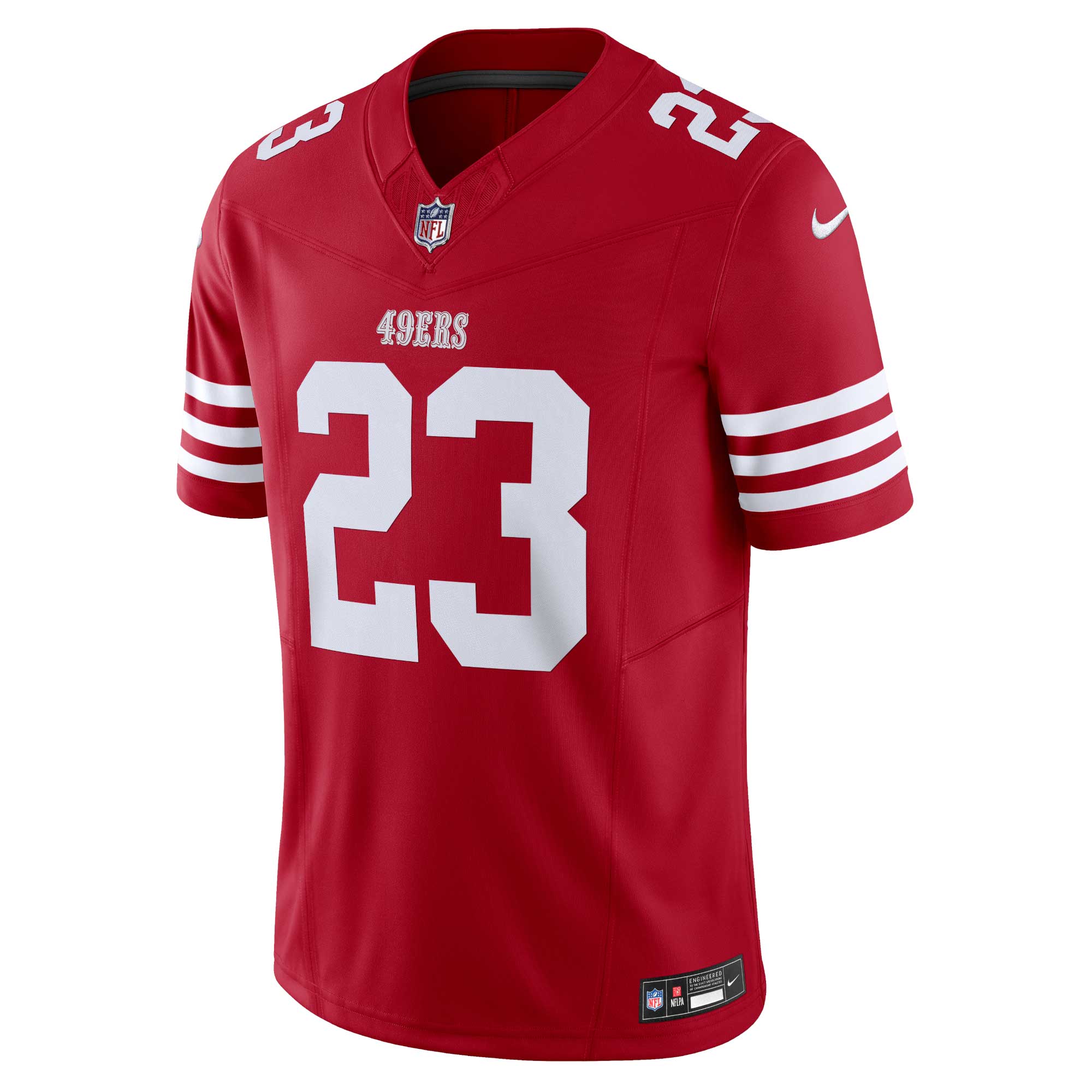 Alternative view of Christian McCaffrey San Francisco 49ers Vapor F.U.S.E. Limited Jersey - Men's