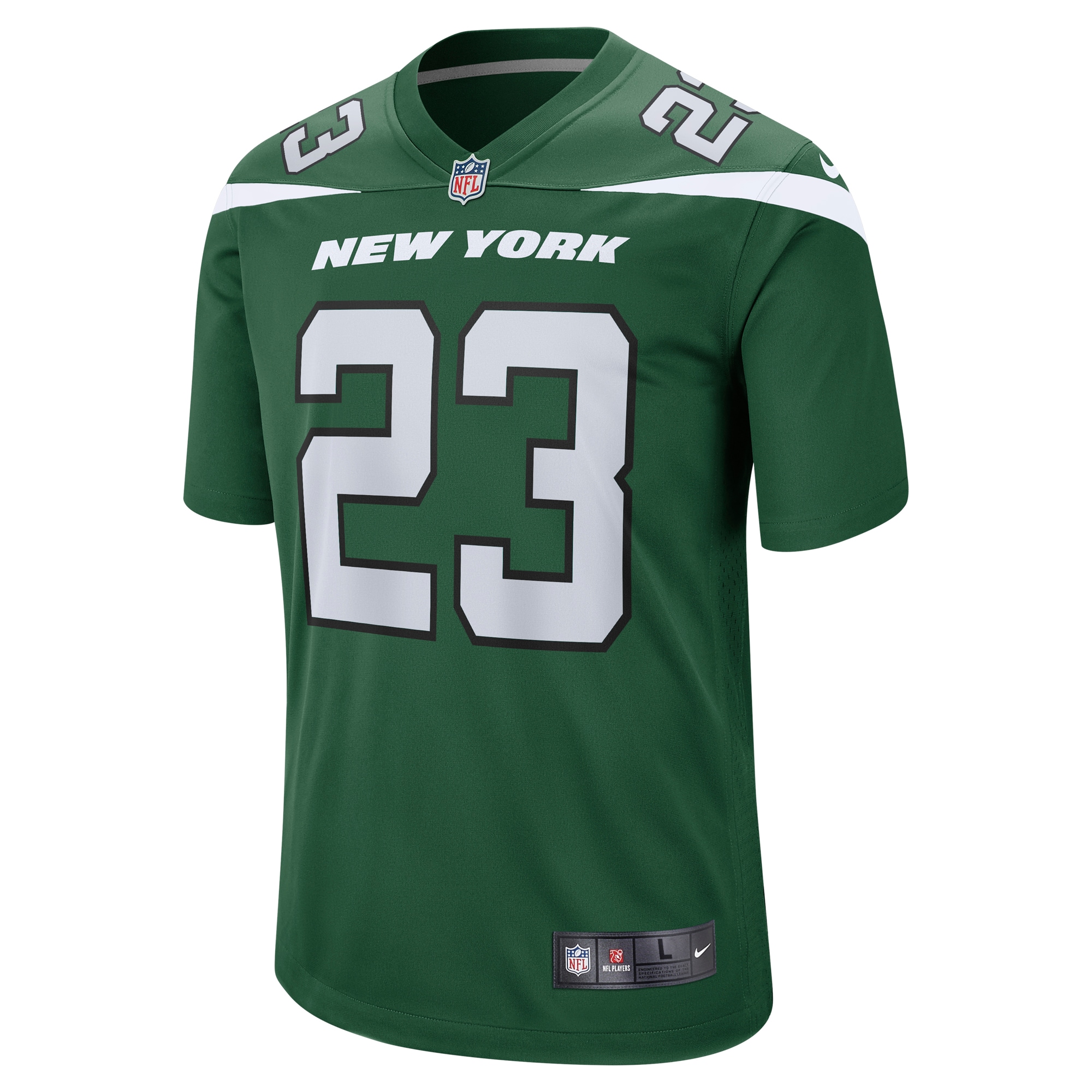 Alternative view of Chuck Clark New York Jets Game Jersey - Men's