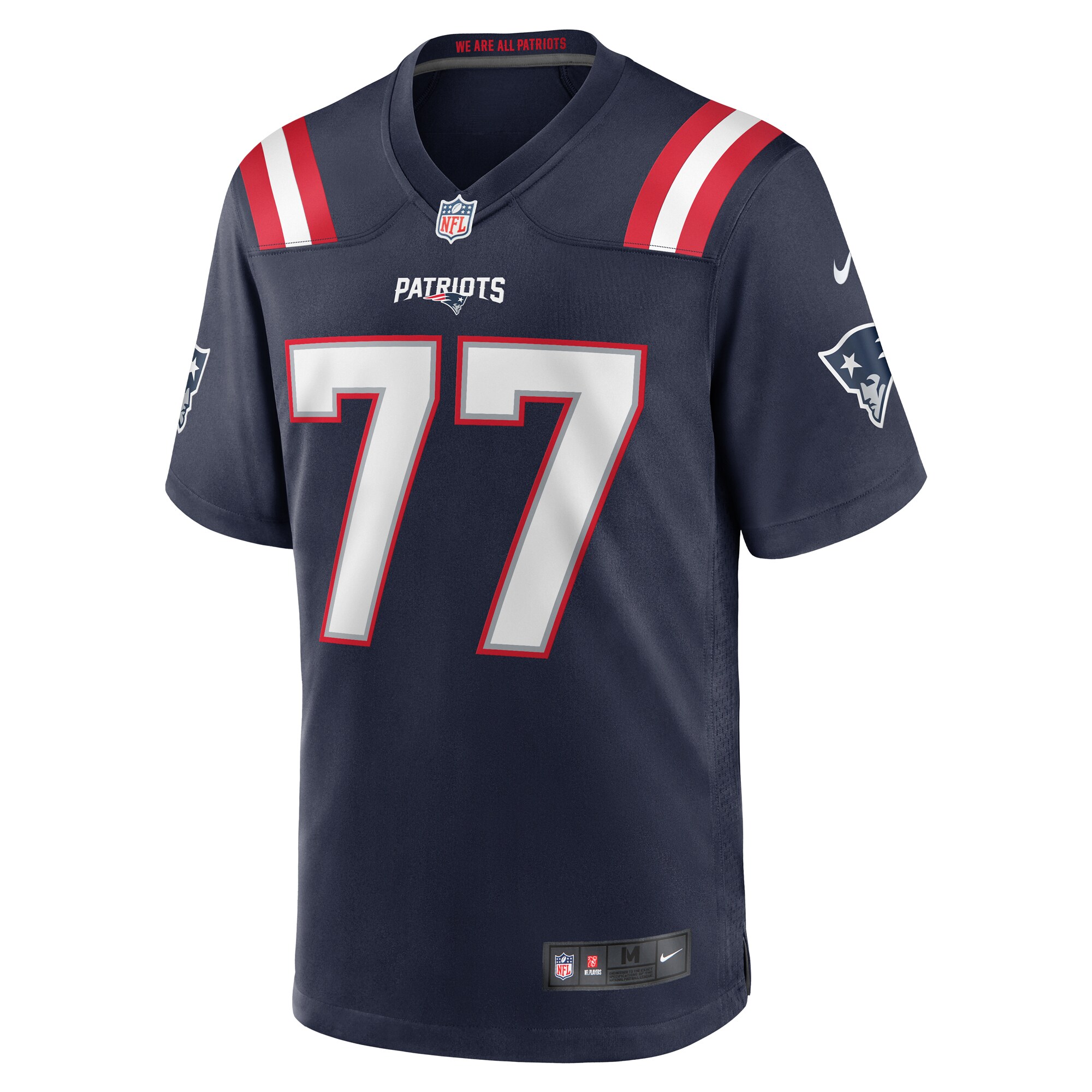Alternative view of Chukwuma Okorafor New England Patriots Game Jersey - Men's