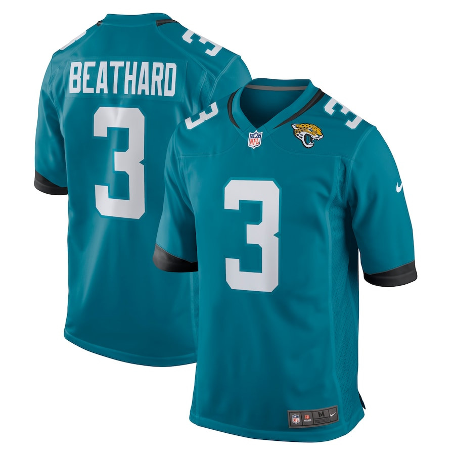 C.J. Beathard #3 Jacksonville Jaguars Game Jersey - Men's | Teal