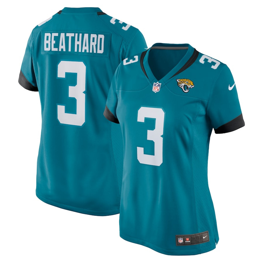 C.J. Beathard #3 Jacksonville Jaguars Game Jersey - Women's | Teal